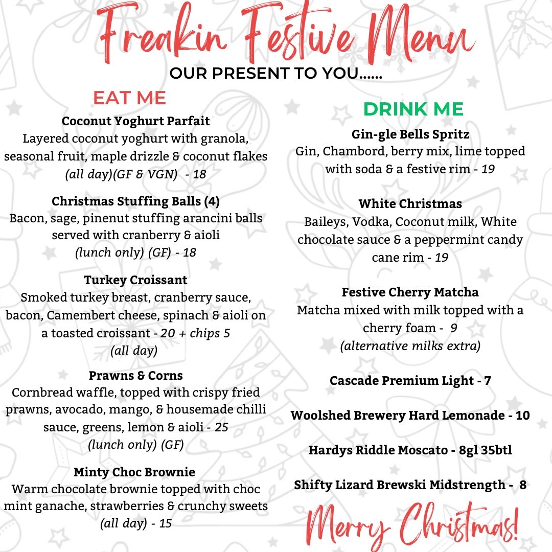 It’s that time of year! Let’s get Freakin Festive! Out present to you! Xx
#freakinfestive