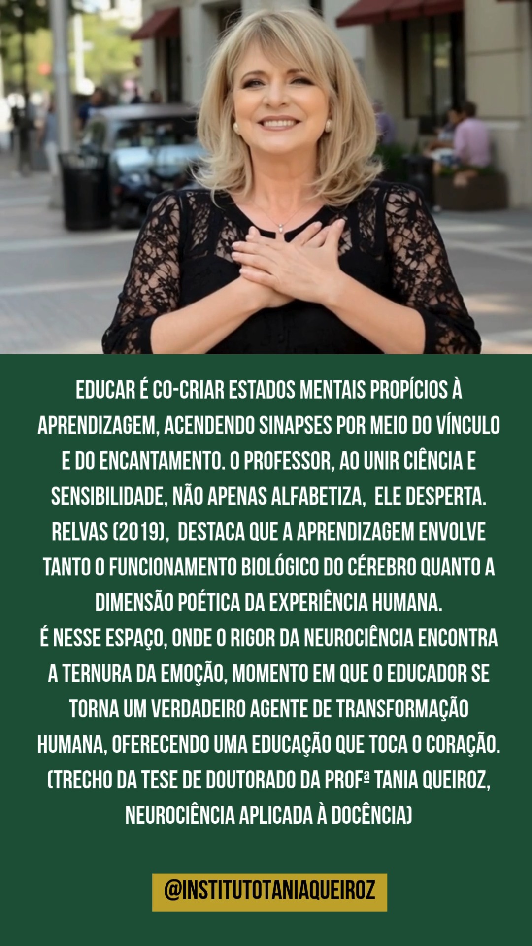 Educar é acender estados mentais onde a aprendizagem floresce e as sinapses despertam quando ciência e afeto se encontram.
O professor não apenas alfabetiza: ele ilumina.
Quando a neurociência abraça a emoção, nasce uma educação que transforma vidas.
#neurociencia #neuroeducacao #pedagogia
#alfabetização
#educaçãoinfantil
#professorinspirador
#educaçãotransformadora
#didatica
#institutotaniaqueiroz