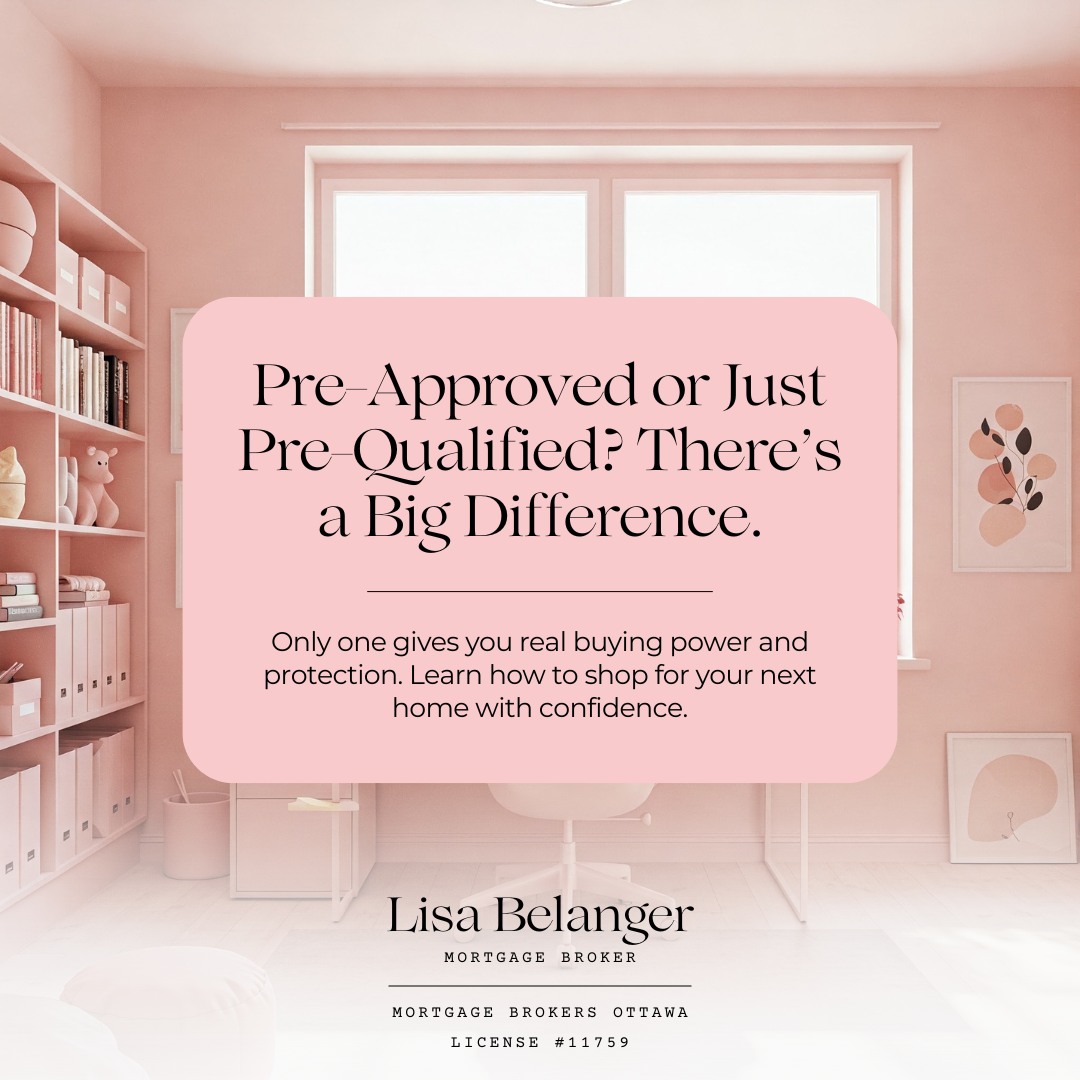 If you’re house hunting, here’s something you need to know ⬇️
A pre-qualification is just an estimate based on unverified info. It’s a good starting point — but it doesn’t guarantee approval.
A pre-approval is different. It means a lender has reviewed your documents, checked your credit, and issued a rate hold — so you know exactly what you qualify for.
Being pre-approved gives you confidence, protects you if rates change, and helps you make stronger offers when you find the right home.
💬 If you’re planning to buy soon, I can help you get fully pre-approved — no guesswork, no surprises, just clarity and confidence.
Check out more details in my latest article - link in my bio!
#mortgagebroker #mortgage #ottawa #canada #ontario #mortgagetips #realestate #finance