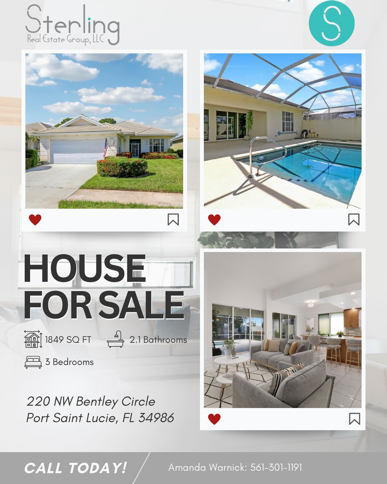 Light, bright, and move-in ready ✨ This Port St. Lucie gem offers a spacious split floor plan, vaulted ceilings, a dedicated study, and 3BD/3BA of easy, elegant living. Enjoy poolside privacy, modern upgrades, and a prime location close to parks, dining, shopping, and beaches. Your Florida lifestyle starts here ☀️🏡
#PortStLucie #FloridaLiving
