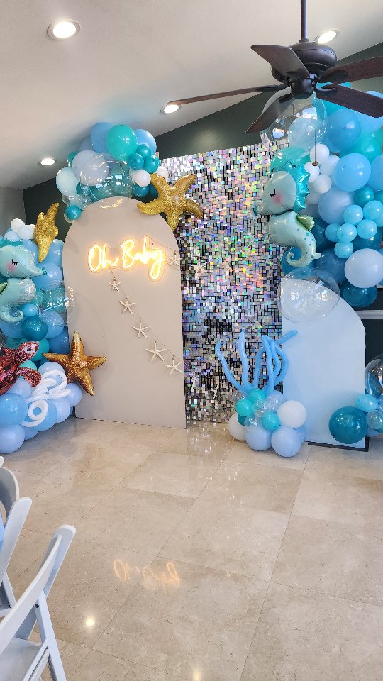✨ Underwater Dream Baby Shower ✨
Dive into the sweetest celebration! 🐚💙
We created this magical underwater-themed baby shower with a stunning ocean-inspired backdrop, elegant balloon designs, fresh florals, soft candlelight, shimmering pearls, and beautiful seashell details.
Every element was designed to bring the calm, dreamy beauty of the sea to life — the perfect setting to welcome a little one on the way. 🌊👶💫
Let us create your next unforgettable event!
☎️ 954-990-4519
📧 DreamARKevents@gmail.com
🌐 www.DreamARKevents.com
#BabyShowerDecor #UnderwaterTheme #OceanBabyShower #BalloonDecoration #EventStyling #SeashellDecor #PearlDecor #SouthFloridaEvents #PartyDesign #LuxuryDecor #aventuraballoons
