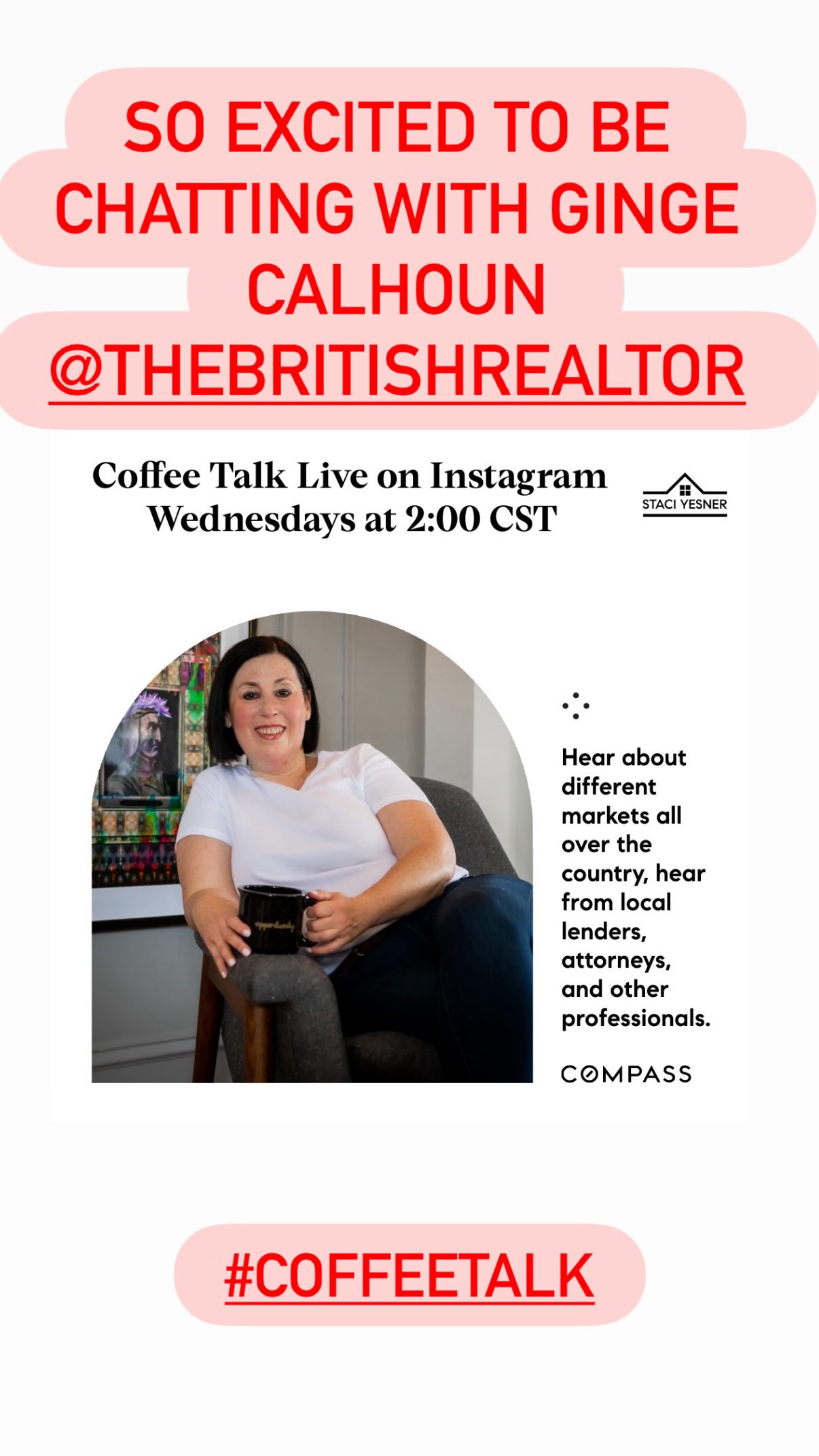 So much fun chatting with @thebritishrealtor about her settling in the US from England and her journey to become a real estate agent. We also chatted about how she assists Brits relocating from England.