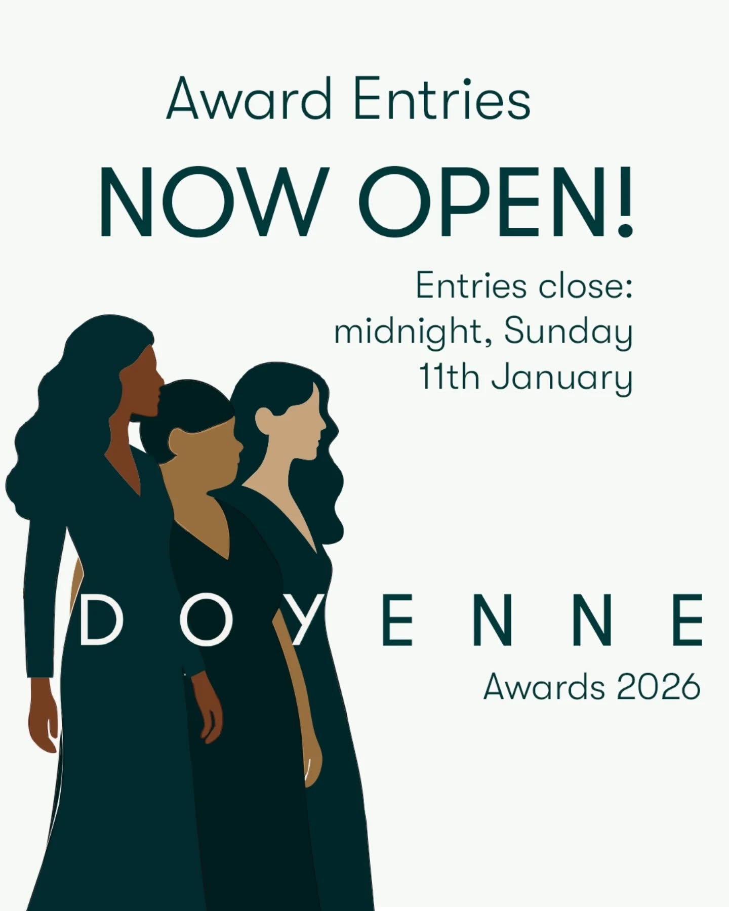 Doyenne Awards 2026 - Nominations Are OPEN
We’re celebrating the women transforming the property industry… and this year we have 17 award categories for you to enter or nominate someone inspiring.
The awards will take place at the Doyenne Conference on 6th March 2026, and we can’t wait to spotlight the brilliance in our community.
✨ Entries close: Midnight, Sunday 11th January
✨ All nominations must be submitted using the online form on our website.
There are also sponsorship opportunities available, email info@doyenneinproperty.co.uk to find out more.
Tag the women who deserve to be recognised. 👇
Let’s celebrate excellence, leadership, and the power of women in property.
#DoyenneAwards2026 #WomenInProperty #PropertyProfessionals #FemaleLeadership #DoyenneConference #Awards