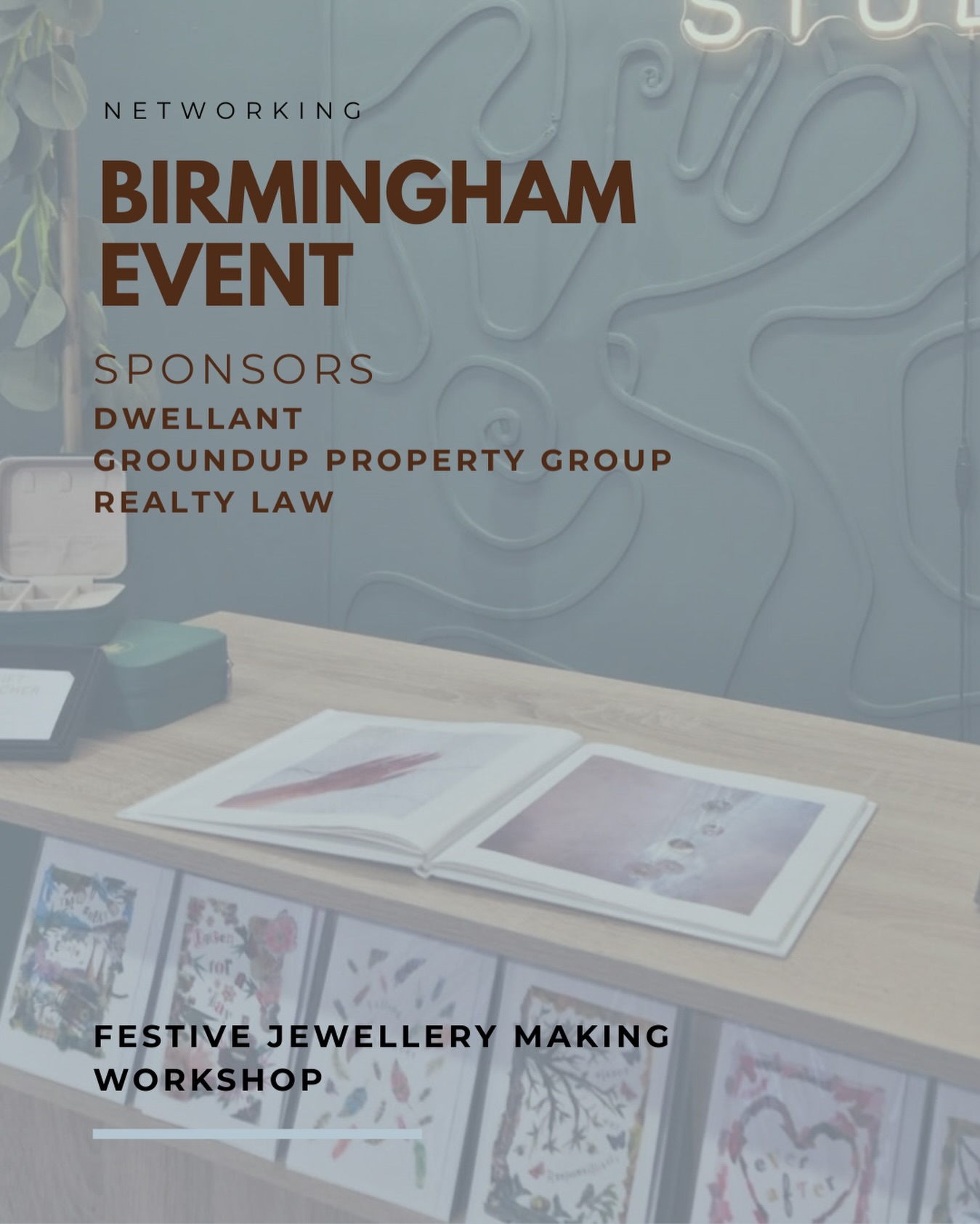 Join us for Doyenne’s festive networking evening of jewellery making in Birmingham.
Hosted by our Midlands Ambassadors, Zainab and Lizzie, in collaboration with @nicol_studios who will be leading the workshop.
📍 Lancaster House, 67 Newhall Street, Birmingham
🗓 Wednesday 17th December
⏰ 5.30pm – 8pm
🎟 Raffle tickets will be available on the evening (£2 each, cash).
All proceeds will go to Birmingham Hospice in loving memory of our colleague and friend Nicola Fagan.
With thanks to our sponsors:
Realty Law · Ground Up Property Group · Dwellent
@realty_law_ltd @ground.up.property.group @dwellantldn
#WomenInBlockManagement #WomenInProperty #WomenInResidentialProperty #WomenInLeaseholdProperty #WomenInFreeholdManagement #DoyenneInProperty #DoyenneInBlockManagement #FemaleLeadership #WomenNetworking #ProfessionalWomen #WomenSupportingWomen