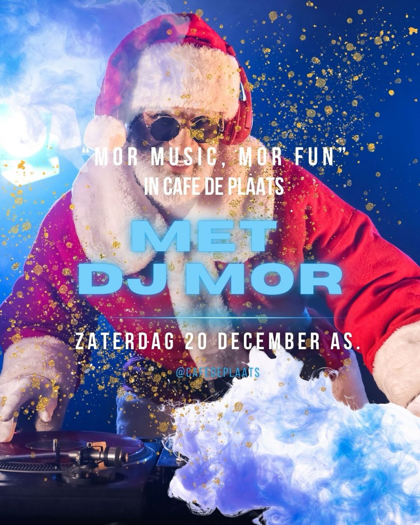 🎄✨ We trappen de kerstvakantie af met een topdag! Eerst een gezellig klaverjastoernooi! Je kan je daar nog steeds voor opgeven.
En daarna een knallende feestavond. DJ MOR sluit af met een set waar je warm van wordt! 🔥 Hollandse rammers en de lekkerste dans hitjes.
#CaféDePlaats #flugel #stelz #gaserop