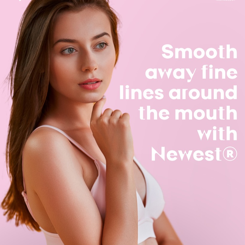 Fine lines around the lips, often called perioral or ‘smoker’s lines’,
can be frustrating and difficult to treat. These lines form due to
repeated muscle movements, environmental factors like pollution
and sun exposure, and the natural loss of collagen over time.
Newest® uses clinically proven Polynucleotides HPT® and
hyaluronic acid to regenerate the skin from within, reducing the
appearance of these lines while improving skin texture and tone.
Unlike traditional fillers, it enhances the skin’s natural repair process
for smooth, refreshed, and natural-looking results.
Message for more information.
#polynucleotides #pnhpt® #aestheticmedicine #regeneration
#perioralrejuvination #skinquality #regenerativemedicine
#skinageing #plinest #newest #dermafocus #hydration
#collagen #skinelasticity