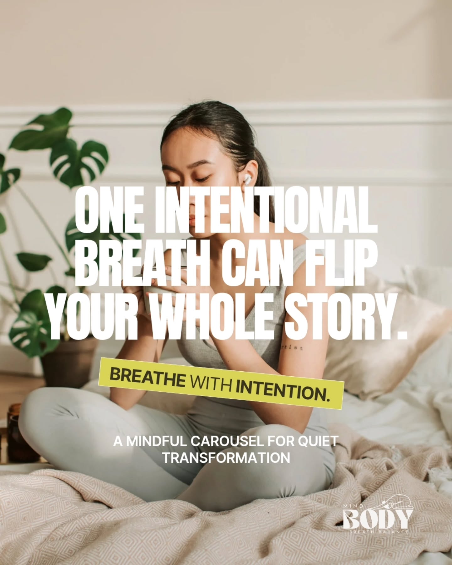 Some days clarity feels far away.
Some days your mind runs faster than your breath.
And some days all you need is one intentional inhale to flip the whole story.
This carousel walks you through five simple intentions, five ways to return to yourself when life feels loud:
• inhale clarity, exhale confusion
• inhale strength, exhale doubt
• inhale gratitude, exhale restlessness
• inhale calm, exhale tension
• inhale presence, exhale distraction
These aren’t just words.
They’re physiological resets.
They’re micro-moments of regulation your nervous system can actually feel.
Choose the intention you need today.
Repeat it softly.
Let your breath do what it was designed to do—bring you home.
#mindbody #breathworkpractice #somatichealing #intentionalbreath #nervoussystemregulation #embodiedliving #mindbodyconnection #breathewithpurpose #jacksonms #flowoodms #brandonms #madisonms #mississippi