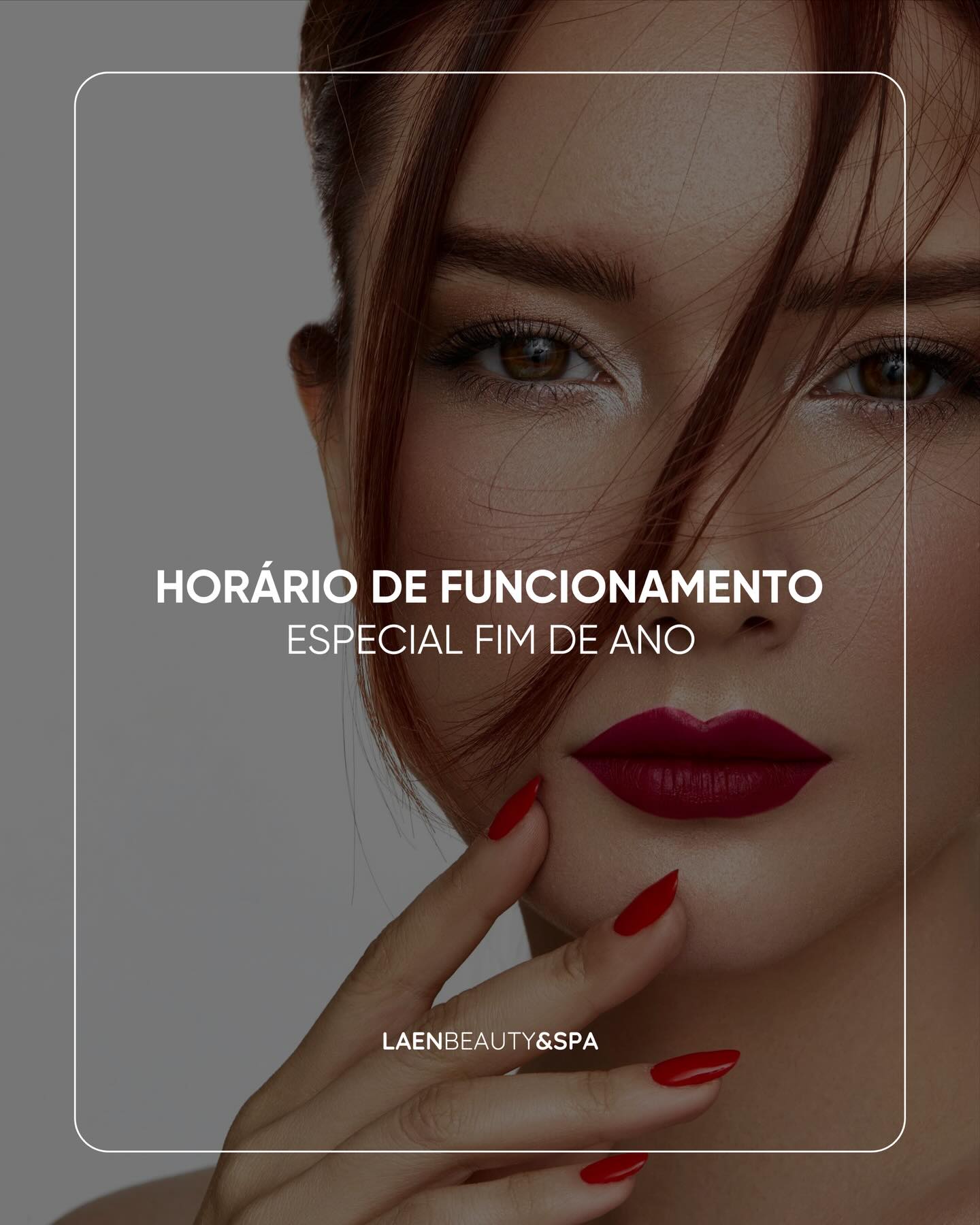 Agenda de Fim de Ano ✨- Confira nossas datas especiais de funcionamento e garanta seu horário com antecedência.
📲Agende seu horário pelo link da bio!
Estamos prontos para cuidar de você neste período tão especial.