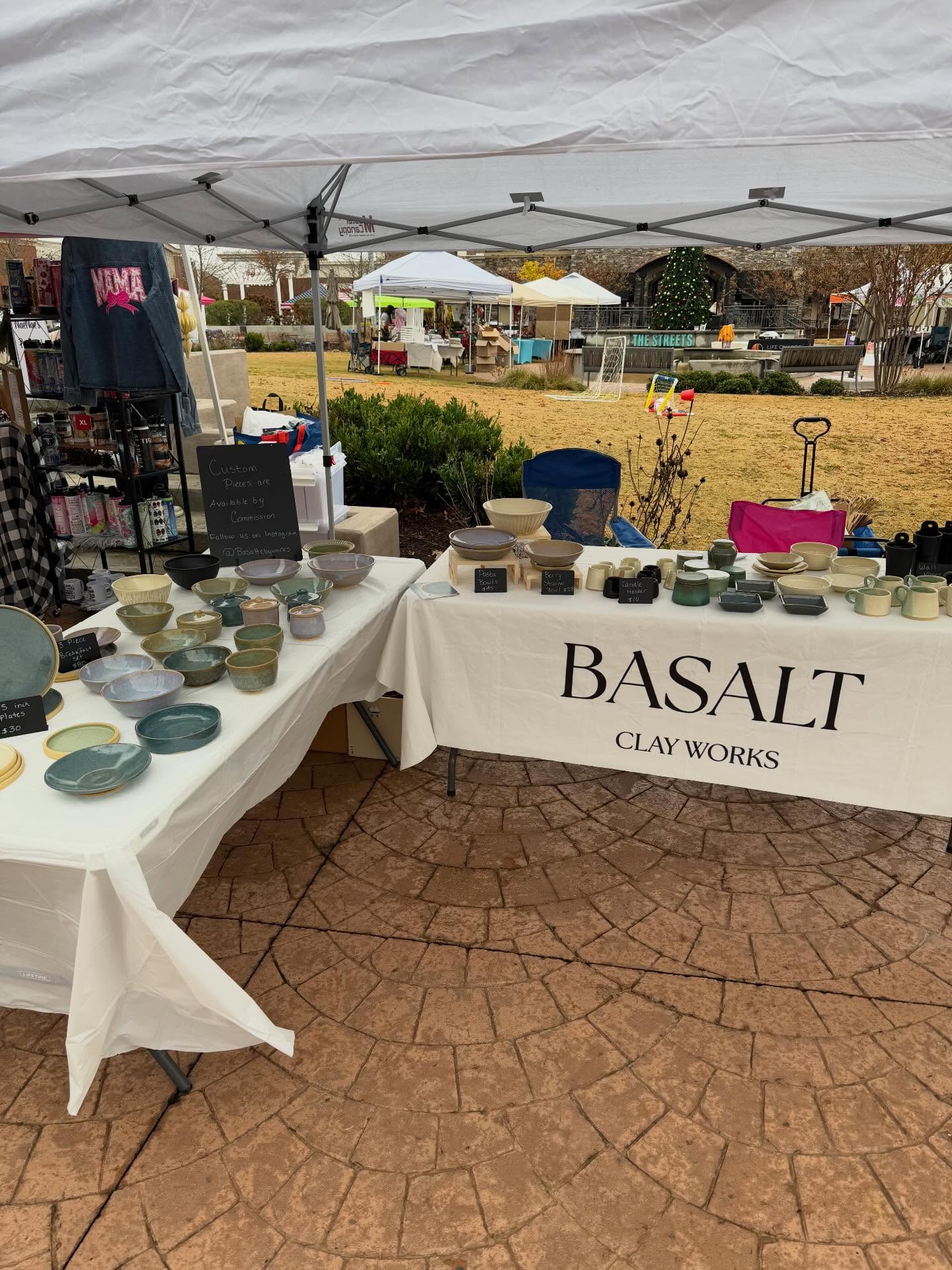 Had to add a table for today’s Market at the streets of Indian lake stop by and shop for those holiday gifts.