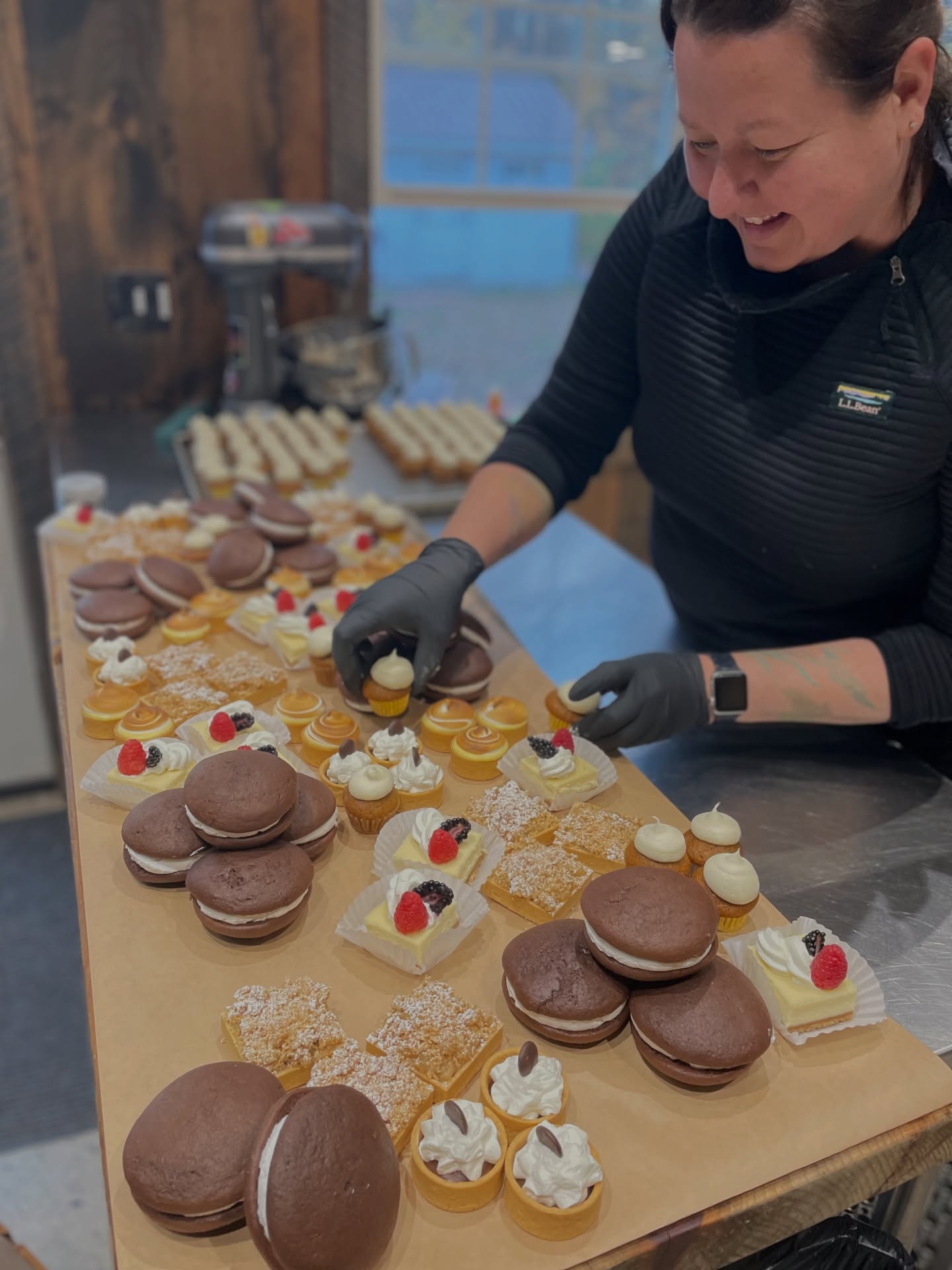 Pastry Chef Appreciation Post! This is Chef Tish, if you don’t already know her.
•
Tish and Brian go waaaaay back to their very early kitchen days together. Since culinary school, she’s been on some pretty amazing culinary journeys including high profile roles in award winning Colorado and Philadelphia restaurants and even owned her own Ice Cream and sweets shop, but Maine will always be her home.
•
During Covid, Tish left her illustrious career behind (as many of us did) to return to Maine and be closer to her family. Barn & Table was lucky to scoop her up and give her a home as the chair of the Department of Decadence here at @caswellfarmmaine.
•
You can catch Tish on site for most of our events, assisting in the prep kitchen, making beautiful plates and churning out the kind of desserts your guests will be talking about for years. You can also follow along with @alittlesomethingcaswell to join her for winter workshops like gingerbread houses and cookie decorating!
•
Thanks for everything, Tish. We all love you. You’re the sweetest!
•
#pastrychef #mainechef #appreciationpost #thankful