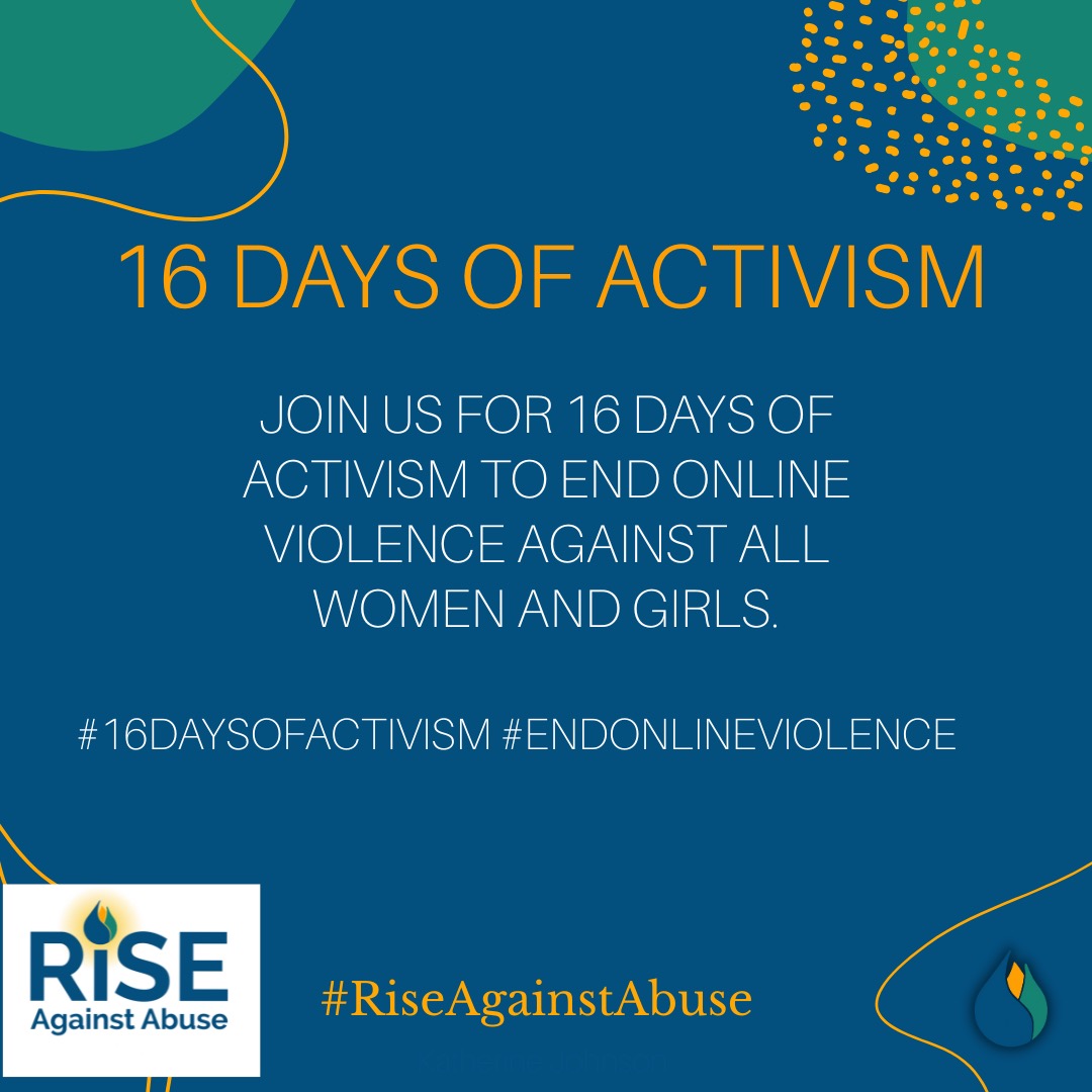 16 Days of Activism Against Gender-Based Violence Campaign for 2025.
Every year, we support the 16 Days of Activism to End Violence Against Women and Girls, which runs from 25 November through 10 December, encompassing both the International Day for the Elimination of Violence Against Women (25 November) and World Human Rights Day (10 December).
The focus for this years campaign is preventing online violence and creating safer online spaces. #16daysofactivism #16daysofactivismagainstgenderbasedviolence #endonlineabuse #ENDONLINEVIOLENCE #RISEAGAINSTABUSE