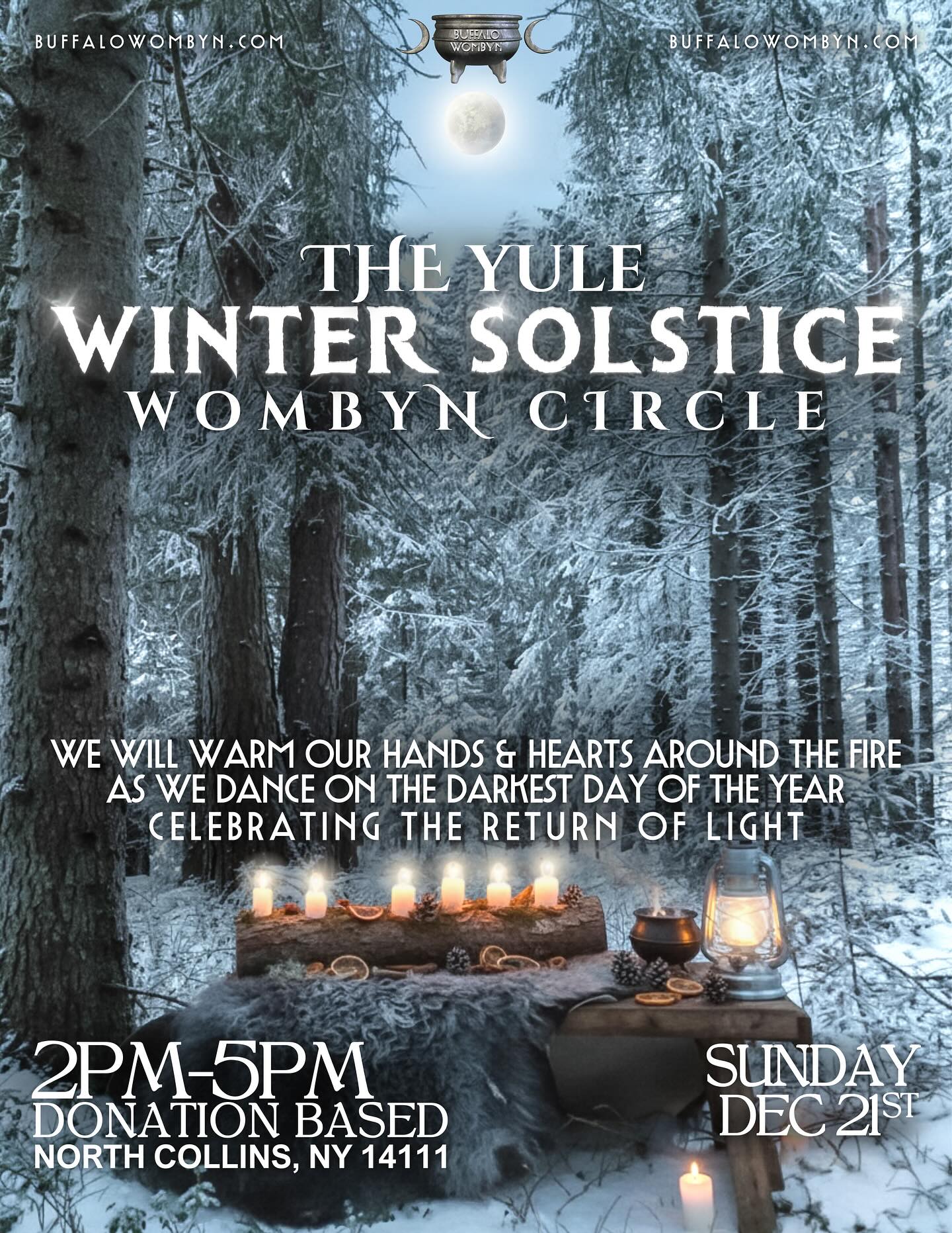 December 21st 2pm-5pm
Celebrate the Winter Solstice with Community!
Our Spaces are a Safe, Sacred, Inclusive Space - We Welcome all Individuals with love
Circle up around the fire to sing, pray, dance, and wrap ourselves in love and protection.
Together we will gather in ceremony to meet the evergreens, talk astrology, & celebrate the turning of the wheel.
Honoring the darkness, the light, the cycles of life , death, rebirth.
Reflecting on the wisdom gained & the memories made..
We find ourselves at Yule-
A portal of transformation, when the air and the veil thins, when our ancestors gather close and whisper in our ears. A time not belonging to last year or to the next - but a sacred in between time where magic occurs.
โ
More information on our Website - Please RSVP! Link in bio. Reach out with any questions ! ๐ฒโ๏ธ๐