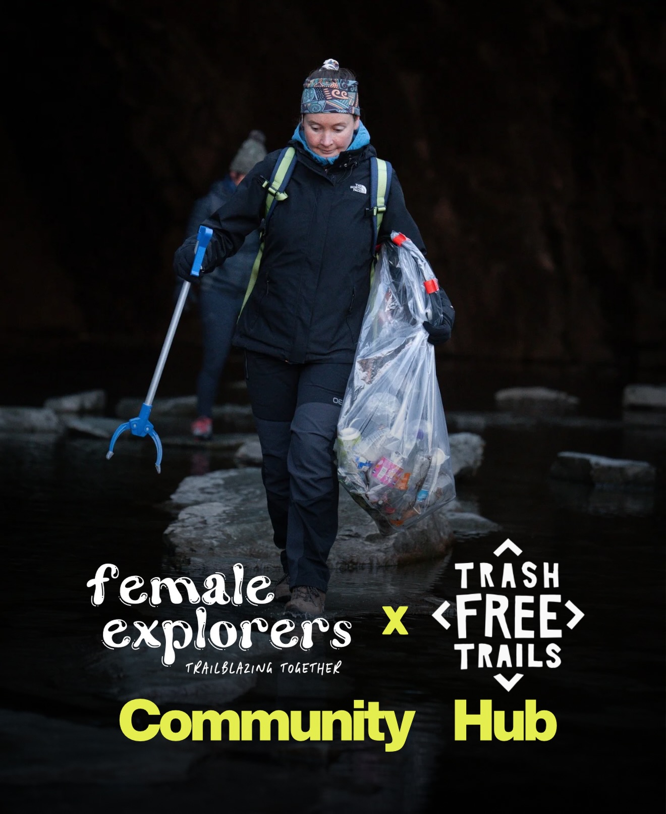 BIG NEWS! @femaleexplorers.uk is now a @trashfreetrails Community Hub! We’ve joined forces with TFT and a global network of other small businesses and organisations to help protect our local green spaces, and encourage our community to reconnect with the world around us.
We’ll be taking part in a minimum of four amazing trail clean events over the next year, as well as contributing to the #StateOfOurTrails Report.
Fancy grabbing a picker or putting on your citizen scientist hat? Follow us for news on trail clean events and to find out how we can work together to #LeaveAPositiveTrace!
#TFTCommunityHubs
#JoinTheTrashMob