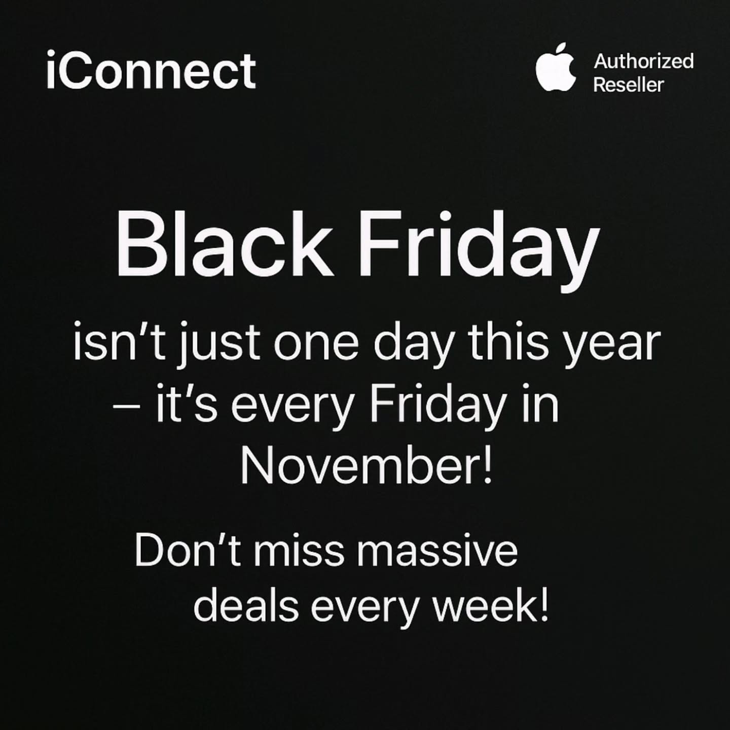 We’re keeping the Black Friday energy high all month long. Every Friday in November, The Palms Mall delivers massive savings across your favourite stores. Another Friday is around the corner — don’t miss the deals! 🌴🖤