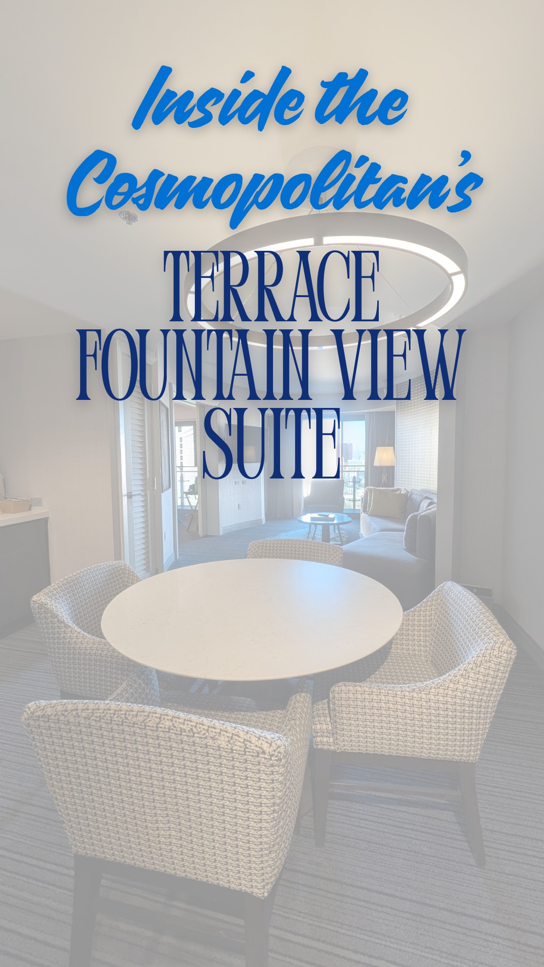 A room with the view 😍✨
We stayed in Room 2533, a Terrace Fountain View Suite in the Chelsea Tower at The Cosmopolitan of Las Vegas, and this might be the best room in Vegas.
🛏️ Spacious suite with a king bed
🛁 Two full bathrooms + jetted tub
🍽️ Dining area + large sectional sofa
📺 Two TVs
🌆 Huge balcony with front-row views of the Bellagio Fountains
It’s elegant, comfortable, and pure Vegas magic every time the fountains dance.
📍The Cosmopolitan of Las Vegas
Link in bio for more Vegas hotel tours 🎰
#TheCosmopolitan #LasVegasHotels #LasVegasStrip #SuiteLife #VegasViews #HotelTour #LuxuryTravel #VegasVacation