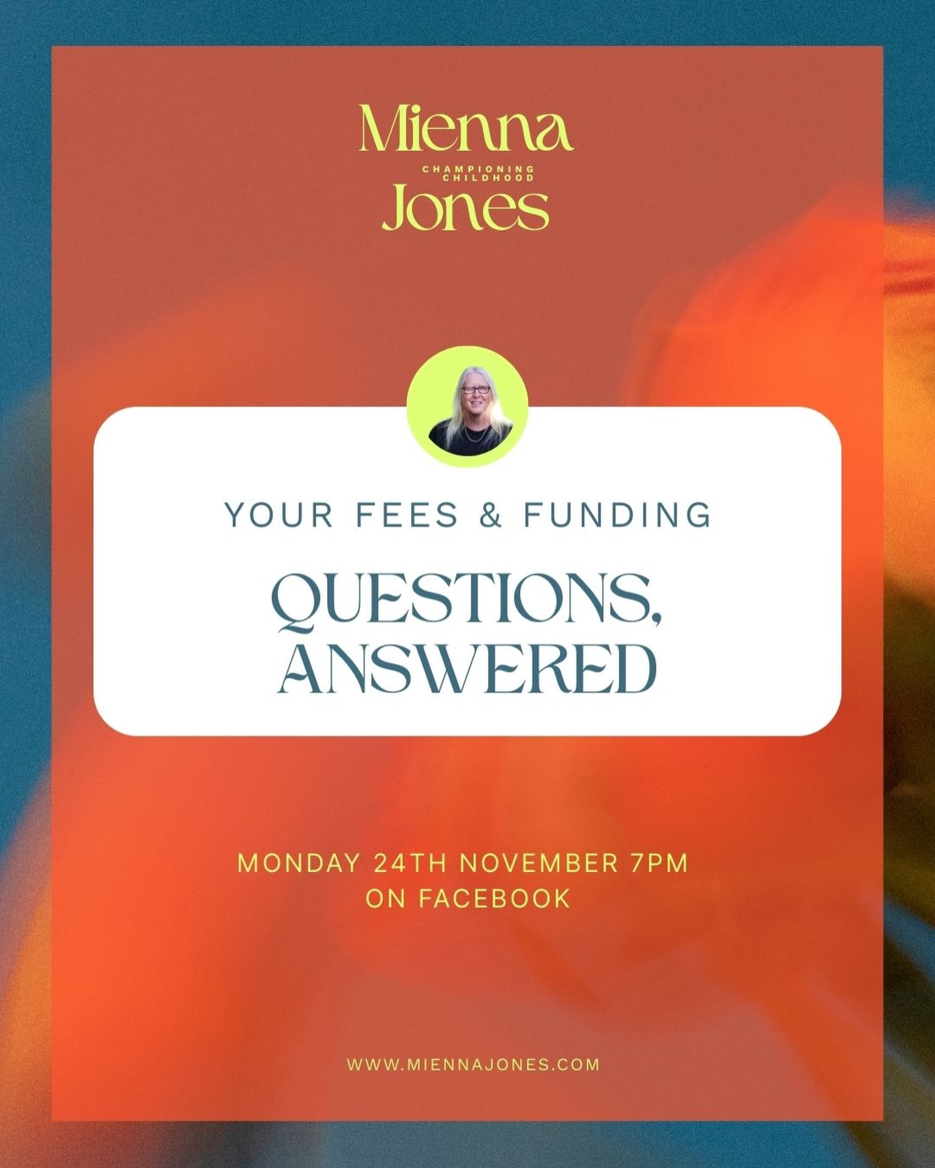 Going live tonight on Facebook - linked in bio.
I’ll be chatting about Hertfordshire funding and compliance - breaking it down in simple, practical language so you feel confident and clear about what it all means for your setting.
If you’ve got questions, bring them along.
See you tonight Mienna ✨
#miennajones #feesandfunding #nurseryconsultant #earlyyearsconsultant