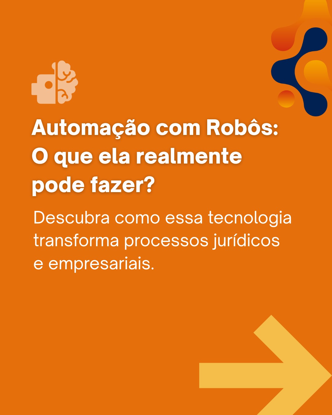 🔍 Automação com robôs: O que ela realmente pode fazer?
Você sabia que robôs não substituem pessoas, mas transformam tarefas repetitivas em processos ágeis e seguros? 🚀
No carrossel de hoje, vamos responder às principais dúvidas sobre automação:
✅ O que ela pode fazer?
✅ É segura?
✅ Vale o investimento?
Descubra como essa tecnologia pode aumentar a produtividade e reduzir custos no seu negócio!
👉 Arraste para o lado e confira!
📩 Quer saber mais? Fale com a ATS Tecnologia e leve inovação para sua empresa.
#automacao #roboticprocessautomation #inovacao #tecnología #ATStecnologia #transformaçãodigital #automação #automacaodeprocessos #juridico #tecnologiajuridica #legaltech