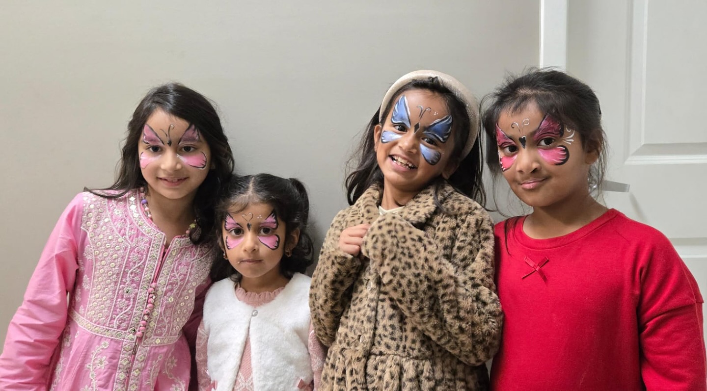 The girlies are looking FAB today with their face painting compliments of our team member Lorena!✨💕🥳
#FacePainter #FacePaintArt #KidsPartyEntertainment #BirthdayPartyEntertainment #EventEntertainment #CreativeFacePainting #PartyEntertainer #FacePaintingForKids #FacePaintingFun #FaceArt #DMVFacePainter #DMVEvents #MarylandEvents #FacePaintingDesigns #ChildrensPartyEntertainment #FacePaintIdeas #EventArtist #KidsPartyInspo #PartyEntertainment