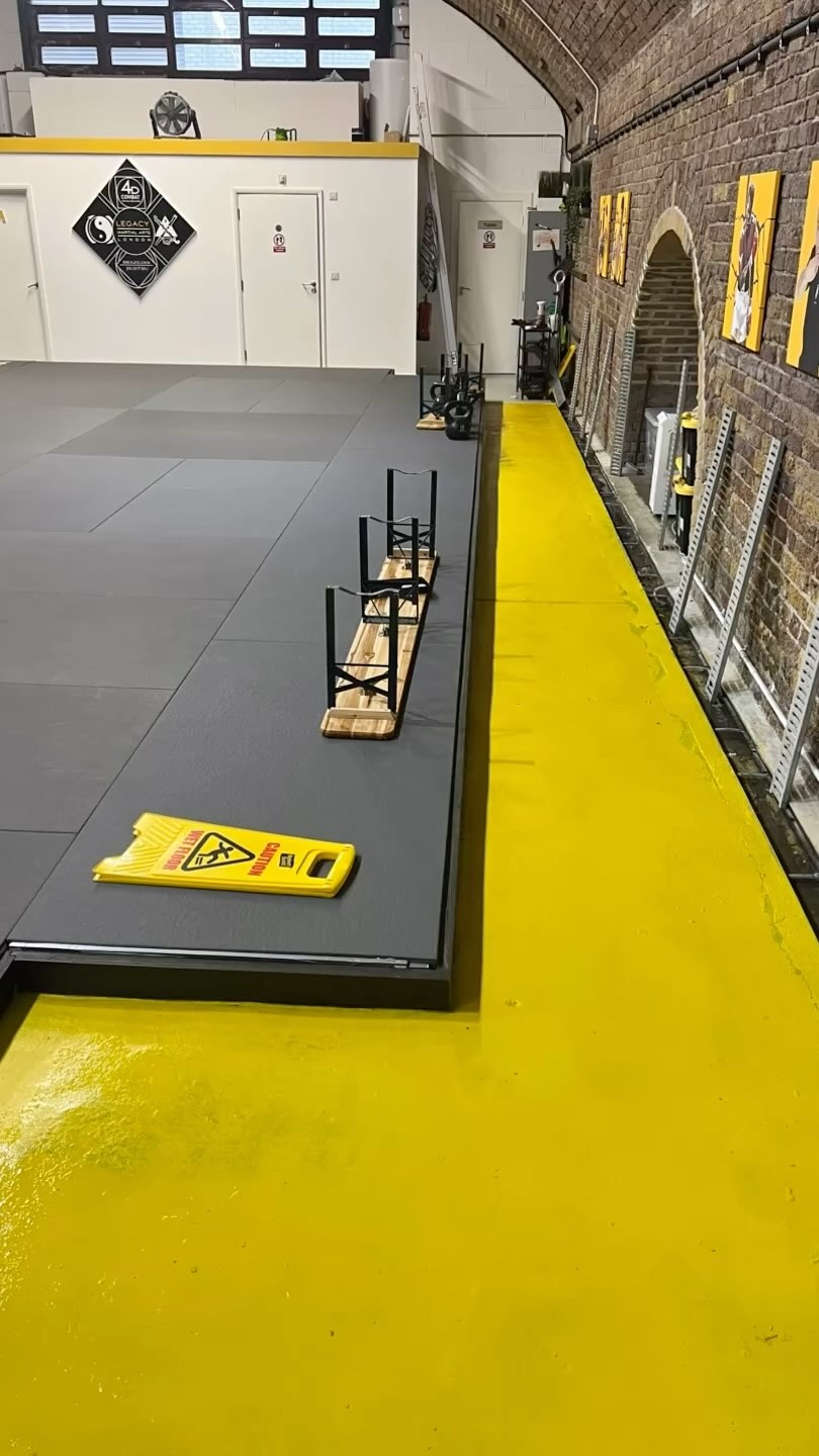 The Academy Elves came in to paint the Yellow Brock Road. Thanks Guys