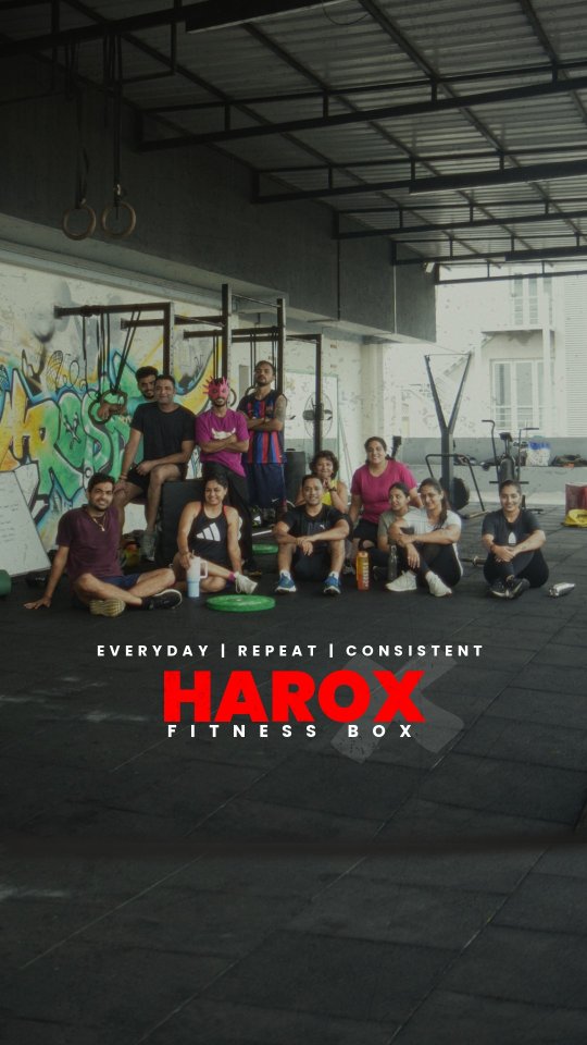 “At Harox, every individual counts. You don’t just train here, you belong. Sorry if our training feels too personal… we can’t help it.”
Harox Fitness Box
📍Fourth Floor, Indraprastha Complex, 17 Urmi Society, Near Urmi Cross Road, Alkapuri, Vadodara.
Coaches: @tinshupv_49 @thomaspeter4563
Contact: +91 83203 29571 | +91 97124 80658
Try out our free session for a week.
#haroxfitnessbox #community #fitness #halloween
#itsmorethanagym #crossfit #training #haroxfitnessboxcommunity
Would you like to be part of our Harox Box/Crew?