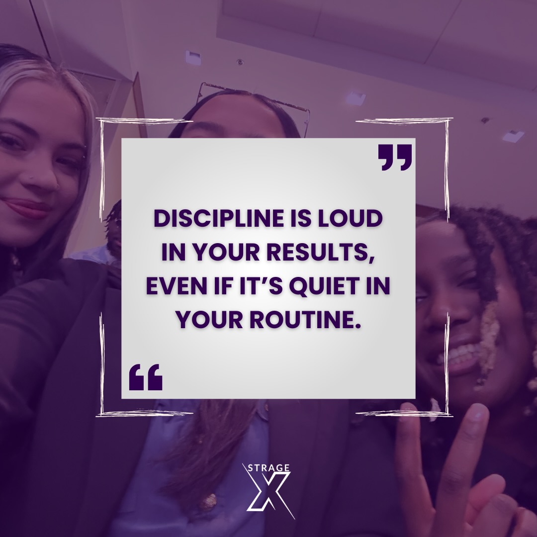 Routine might be quiet… but the results speak volumes. 📈💜 #StrageX