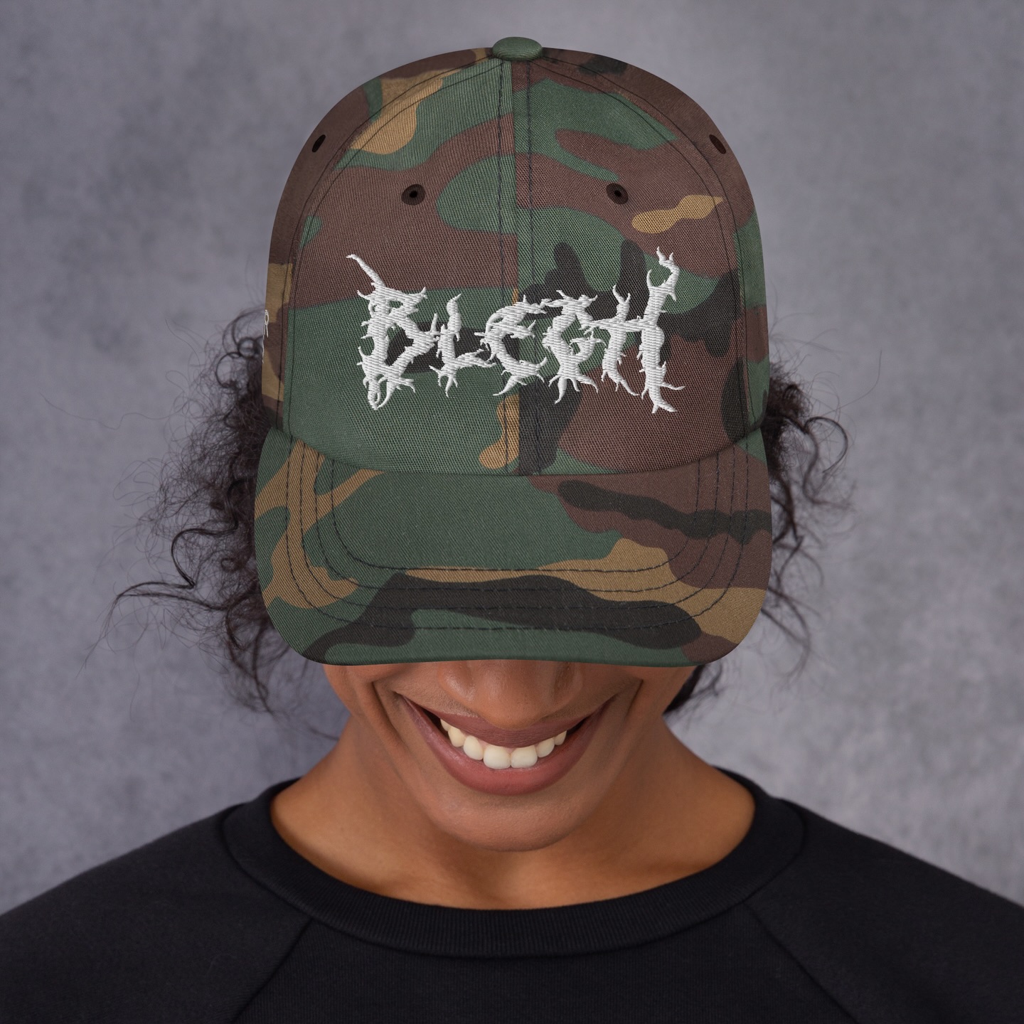 Custom apparel commission for @mmmmunexplainedbacon. Whether you’re melting faces in the front row, or executing the perfect dish, this Blegh dad hat is sure a to stand out. (Even the camo one) 🤌
#customapparel #metalcore #theydontsleepanymore #thekneverworks #youdreamit #blegh