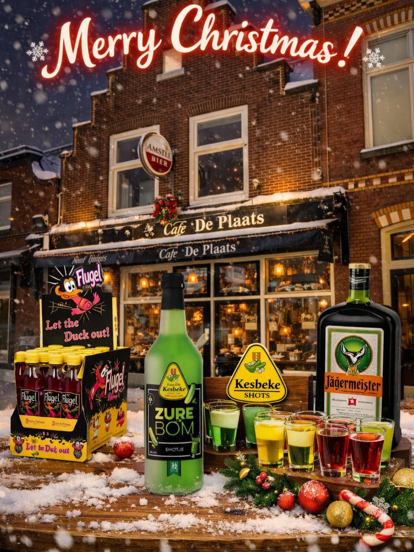 🎄🎉KERST VIER JE IN CAFÉ DE PLAATS🎉🎄
Onze openingstijden voor de rest van dit fantastische jaar zijn als volgt:
Di 23/12
Vanaf 12.00 uur open
Wo 24/12
Vanaf 13.30 uur open
Do 25/12 1e kerstdag 🎄
Gesloten
Vr 26/12 2e kerstdag 🎄
Vanaf 19.00 uur open
Za 27/12 tot en met di 30/12
Vanaf 13.30 uur open
Wo 31/12 Oudjaarsdag 🎇
14.00 uur - 19.00 uur
Zoals je ziet zijn we alle dagen open, alleen eerste kerstdag genieten wij van ons kerstdiner. We zien jullie graag alle andere dagen.
🎄Namens ons hele fijne kerstdagen!🎄
Gastvrije groet, Marielle en Eduard