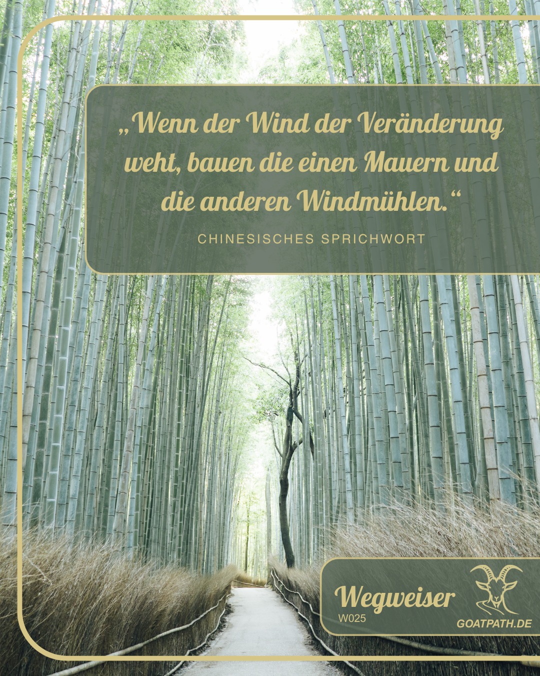 🐐 Ziegen-Zitat zum Sonntag
„Wenn der Wind der Veränderung weht, bauen die einen Mauern und die anderen Windmühlen.“
Zitate sind wie kleine Wegweiser im Dickicht des Denkens. Worte von oft schlauen Menschen, die uns erinnern, dass wir nicht die Ersten sind, die suchen, zweifeln, stolpern – oder einfach mal meckern.
#Goatpath #SapperlotKarten #NaturWissen #Wegweiser #Zitate #Wortzumsonntag#Nature