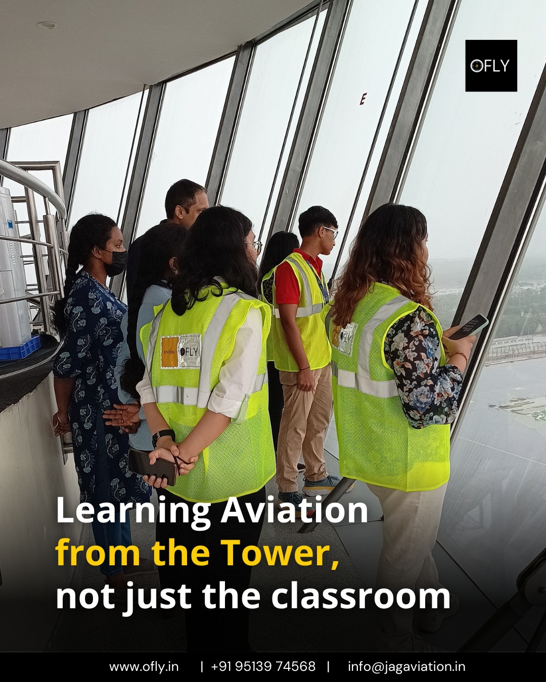 At OFLY, aviation education goes beyond textbooks - into the Air Traffic Control Tower, where real decisions guide the skies.
www.ofly.in
#OFLY #AviationEducation #aviationworkshop #ATCTower #BeyondClassrooms #LearningByExperience #experientiallearning