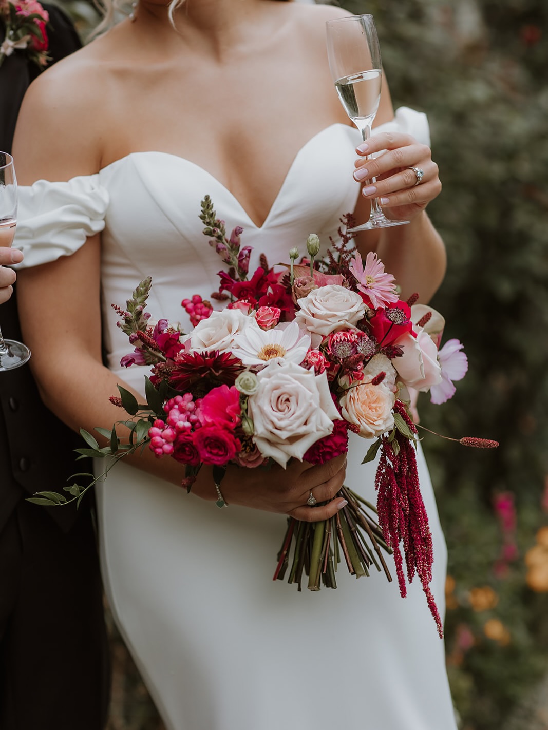 A wedding trend that’s going NOWHERE…
A vibrant & joyful, love filled wedding! 🥰
Reminder - you do you, on your wedding day. You don’t need to be bound by expectation, tradition (unless you want to!) or “trends”. Choose an aesthetic you love, that captures your personalities and show the world who YOU are! 🥰
… and if you’re not sure how to achieve that. Drop me a DM and we can work out your design style together 😘
Photography @lauren.williams.photography
Content creator @betweentheshots.content
Venue @garthmylhall
Florist @emmajanedesigns
Bridal dress @dollybluebridalshrewsbury
Bridesmaid dresses @sixstories
Make up @facesby.kate
Hair @coral_lewis_salon
Caterer @tallulahand.co
Band @ego.friendly
DJ @dananderton_
#floraldesign #fineartflowers #floralstyle #weddingstyle #soontobemrs #shesaidyes #ukbridetobe #bridalbouquet
#alternativeflorist #fineartfloraldesign #ontrendweddingflowers #welshpoolflorist #newtownweddingflowers #walesweddingflowers #shropshireflorist #midwalesflorist #shropshirewedding #shropshirebrides #welshpoolweddingsuppliers #stylingtheseasons #flowerstagram #thatsdarling #girlboss #womensupportingwomen #makersgonnamake