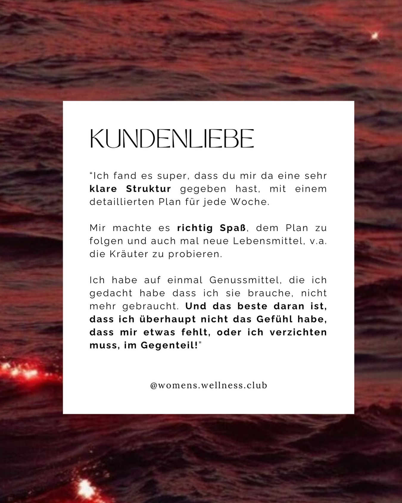 Das Feedback zeigt mir einmal mehr, wie wertvoll eine klare Roadmap ist. 🧭
Zu sehen, wie sehr ein solcher Fahrplan hilft, neue Gewohnheiten mit Leichtigkeit umzusetzen und sogar alte Muster loszulassen, bestätigt mich total in meiner Arbeit.
Gerade solche Rückmeldungen machen deutlich, wie wichtig es ist, nicht nur Wissen zu vermitteln, sondern einen konkreten, gut nachvollziehbaren Weg aufzuzeigen. Und dass der Input von außen – ein klarer Plan, neue Impulse, strukturierende Begleitung – oft genau das ist, was den Unterschied macht.
Es bestätigt mich darin, auch künftig auf klare Roadmaps zu setzen, die Orientierung geben, Sicherheit schaffen und Veränderung möglich machen.
Bist du bereit für deine Hormon- und Zyklus Roadmap?
Dann schreibe mir eine Dm und lass uns gemeinsam loslegen! 💌
Deine Jana Noel
#kundenfeedback #hormoncoachfürfrauen #zykluscoaching #coachingroadmap