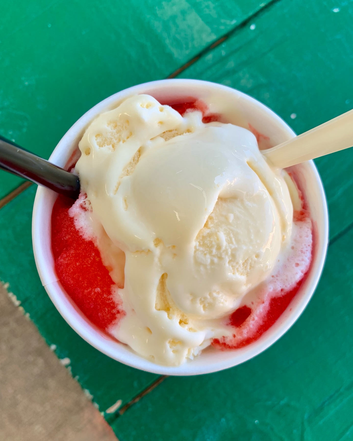 The gift that always hits!! One week countdown!! โจ
Buy $50 in Rainbow Drive-In gift cards and enjoy a FREE small slush or slush float coupon! Perfect way to sweeten your holidays ๐
Offer available now 12/24/25, while supplies last! Get it at Rainbow Drive-In Kapahulu, Kalihi, & Pearlridge or online at www.rainbowtiki.com.
Gift cards may not be purchased using other gift cards. Cards must be purchased during the offer dates; no coupons will be issued for purchases before or after the promo period. The $50 total may be split among multiple cards (minimum $5 per card) in the same transaction. Coupon valid till 2/28/26.