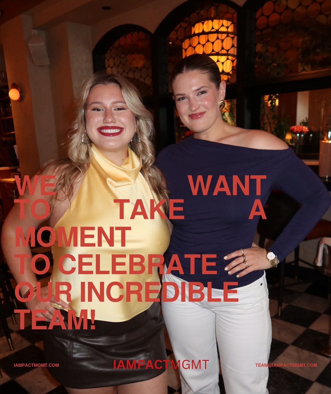 We want to take a moment to celebrate our incredible team! ⭐️
There are so many people working hard behind the scenes to make magic happen daily!
They show up with creativity, punctuality, hard work, passion, and innovation that comes through in every idea and every project!
Proud of this team and excited for everything coming up! ⭐️