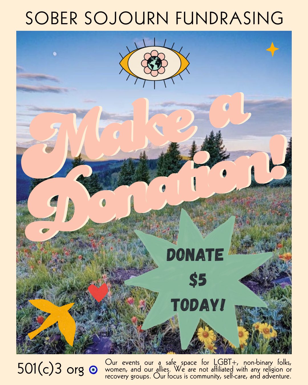 For our first Giving Tuesday and holiday season since becoming a non-profit we ask for you to help us in our mission! This last 11 months we hosted 5 local excursions and were able to serve our mock-tails & message at over 8 events across the state.
Every donation helps fund our mission: making sobriety as fun as drinking. Let’s face it, drinking is fun y’all. It’s so fun I didn’t believe I could have fun without it. Probably why it took me so long to stop drinking… I was super relieved to find living a life without alcohol is actually super fun, fulfilling, and is a one I actually want to live. Despite how much fun I was having, my mental health was at an all time low. (Trigger warning: 1 in 4 people who take their life have alcohol in their system) Being present is a gift, hence the name. 💖
Coming into 2026 we hope to keep that momentum. We really like the pace we are going. Our community is safe, comfortable, and quaint, but it is growing! We hope to offer more events, especially in the arena of self-care. Doesn’t a group trip to River Birch Sauna @riverbirchsauna on the Watauga River sound nice? How about a monthly meditation workshop led by local guide Becca Nenow @becnenow
✨ You can donate to support our mission our our website linked in our bio:
https://www.sobersojourn.org/donate
🍀 Or contribute to our Zeffy campaign:
https://www.zeffy.com/en-US/donation-form/sober-sojourn-adventure-fund
How your funds help:
$5 helps source local ingredients for craft drinks 🌺
$22 pays for a spot on a local excursion with @hawksnest.adventures or @rivergirlfishingco 🤙
$555 funds an entire excursion for a group! 🍀
This last year has been incredible. (And so much fun! I haven’t danced this much since I was backpacking around Colombia in 2014) It’s been absolutely affirming hearing everyone’s stories at our excursions and watching people connect around our bar. Seeing everyone come together so made that darn deer hitting my car worth it.
Thank you everyone for your support 🙏🦋🌈🧿🍀 I love all y’all very much. Let’s go on an adventure! 🤘