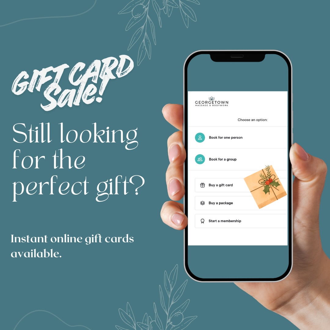 Looking for the perfect gift? Give them something they really want. Warm tables, expert hands, time to heal, time to restore. 💆♀️
Thoughtful. Meaningful. Perfect for your loved ones or for you. ✨
Online gift card specials are going on now so hit our link in bio for instant purchase!
#georgetowndc #dcspa #georgetownmassage #holidaygifts #giftsforher #spagift #relax #giftwell