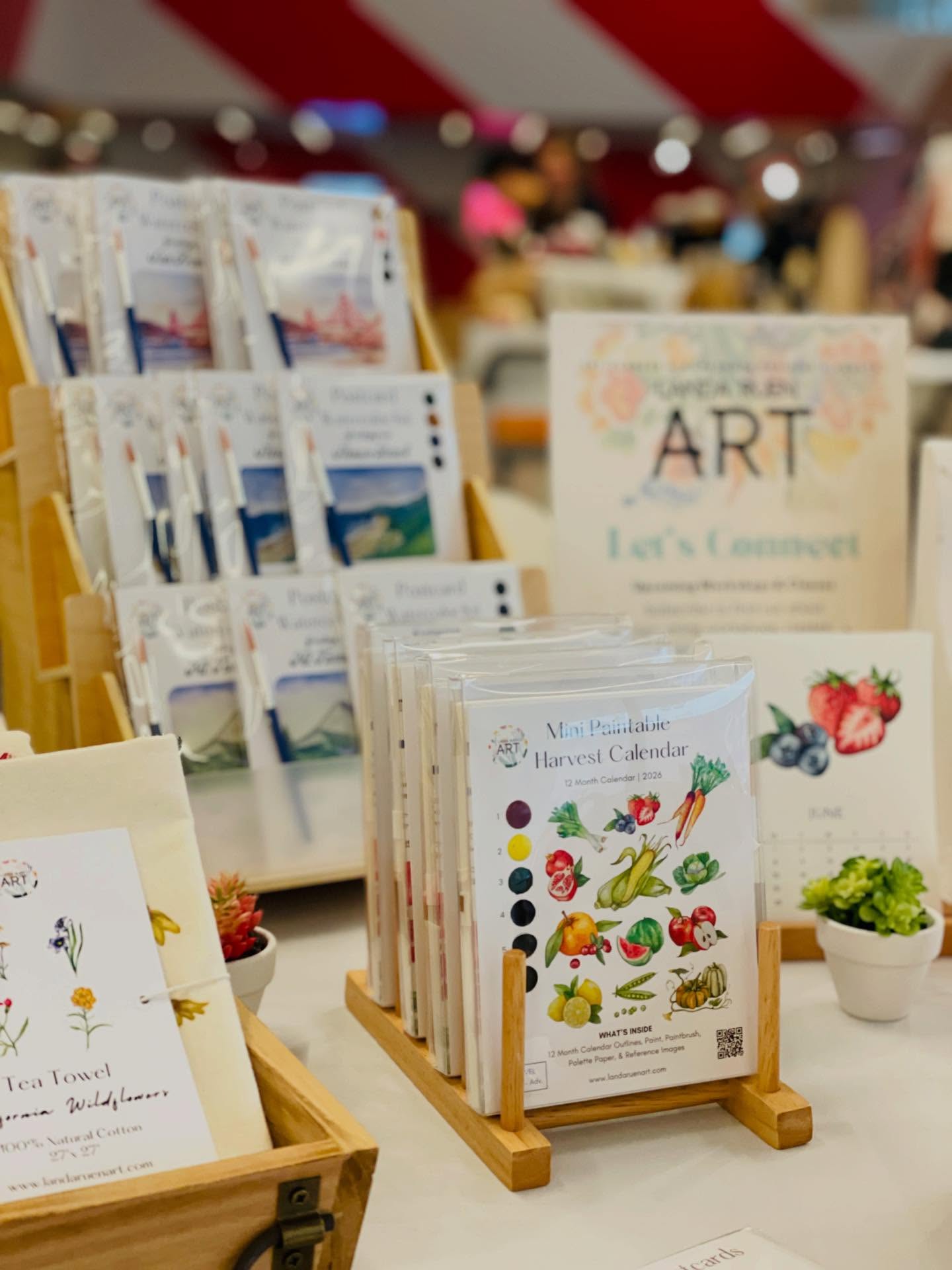 All set up at @sfmoma @sfmomamuseumstore for their annual holiday market.
There are so many amazing vendors here today, the talent is off the charts!
Excited to be back “working” in a museum again. Fun fact: I worked at @mfaboston for 3 years in the education department. I absolutely loved seeing the artwork every day and teaching to the REAL pieces. It was such an amazing experience.
So I’m nerding out that I get to sell my own art inside a museum! ✨ 💖
#watercolorkits #sfmoma #landaruenartshop