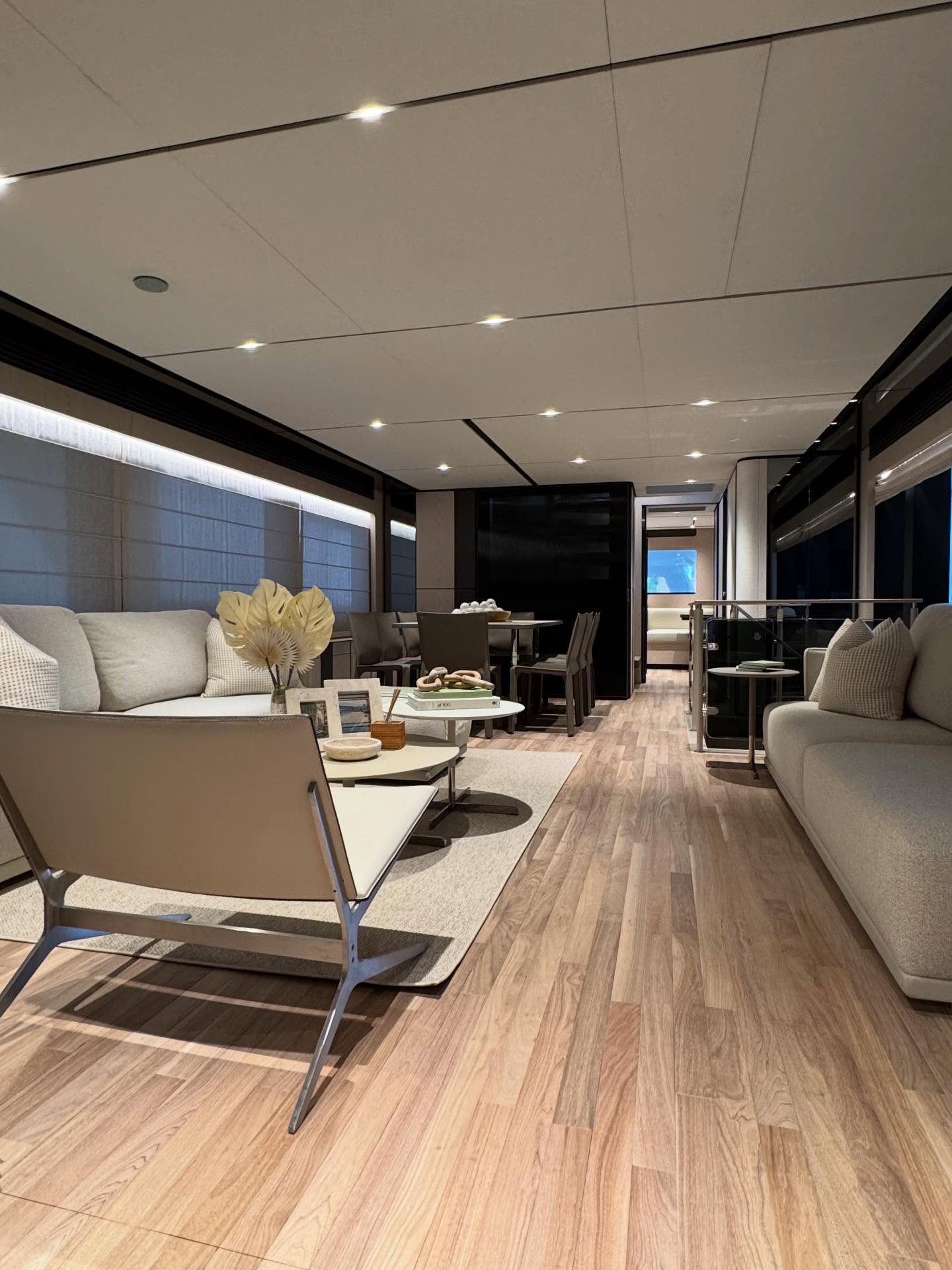 The Infynito 80 yacht is designed around comfort and the enjoyment that comes with time at sea. Warm walnut flooring and soft, light interiors create a relaxed, welcoming atmosphere throughout.
.
.
.
.
.
#m2develop #m2decor #interiordesign #luxuryinteriors #interiorstyle #interiordecorating #interiordetails #interiors #yacht #yachtlife #luxury #yachting #interiorlovers #inspiration #design #designer #interiorstyling #beautiful #travel #ferretti #ferrettiyachts #ferrettigroup