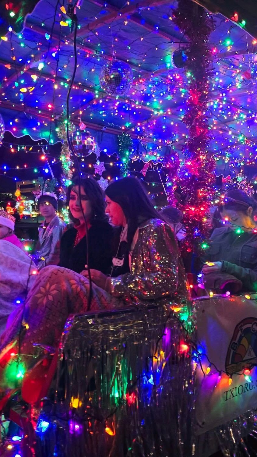 🎁Texas Rainbow & DeMolay shined bright in the Fort Worth Parade of Lights!!!🎄 #Christmas #ParadeofLights #GMFinancial #Lights #ChristmasLights