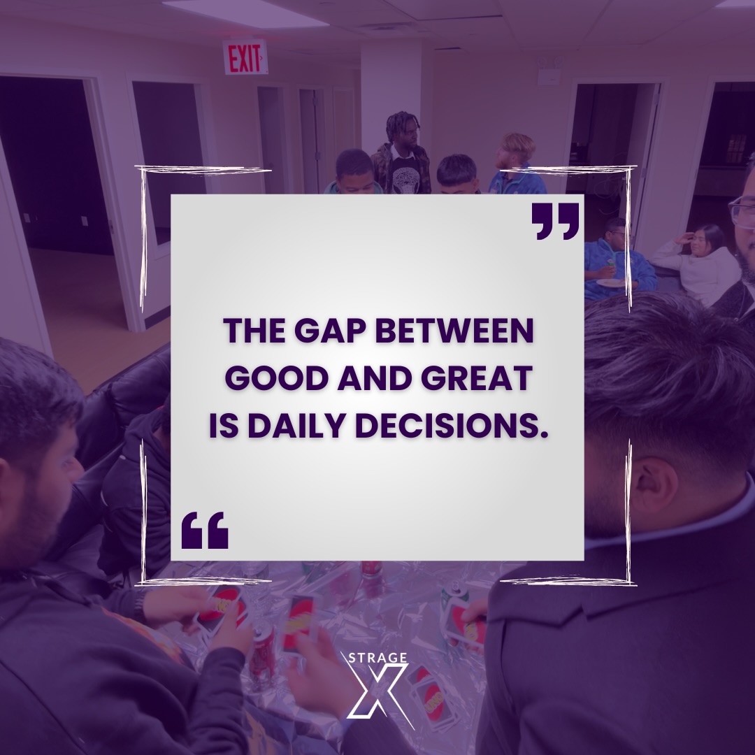Good is a decision. Great is a habit.
At StrageX, we choose GREAT. 🚀
#StrageX #ChooseGreatness #1PercentBetter