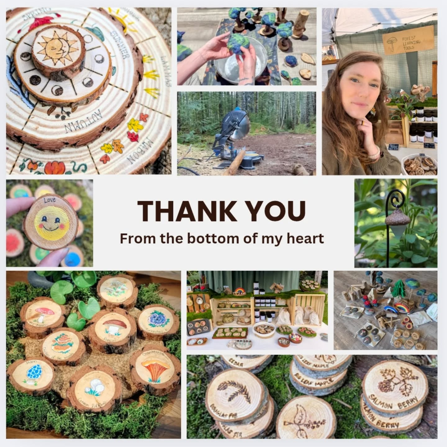 Thank you so much for your incredible support of my small business!
2025 was seriously a turning point in the four years of Forest Learning Tools
Your shares, likes, and purchases have truly touched my heart. The kindness and encouragement I’ve received from everyone I’ve met along this journey have been overwhelming. Thanks to you, I’ve had the opportunity to teach workshops beyond the Lower Mainland and take on a few meaningful custom orders for outdoor programs. Most importantly, your support allows me to continue creating special items to share with children and their families.
Meeting such caring, inspiring people has made this experience even more rewarding. Your kindness fuels my passion and motivates me to keep growing and sharing. I am deeply grateful for each and every one of you — your support, your stories, and your belief in what I do. Here’s to fostering more connections and creating more magic together! 🌟💖
Big announcements for 2026!!
#SmallBusinessSupport #CommunityLove #KindnessMatters #CreativeJourney #MakingADifference #OutdoorLearning #ChildrenAndFamilies #Grateful #WorkshopStories #CustomCreations