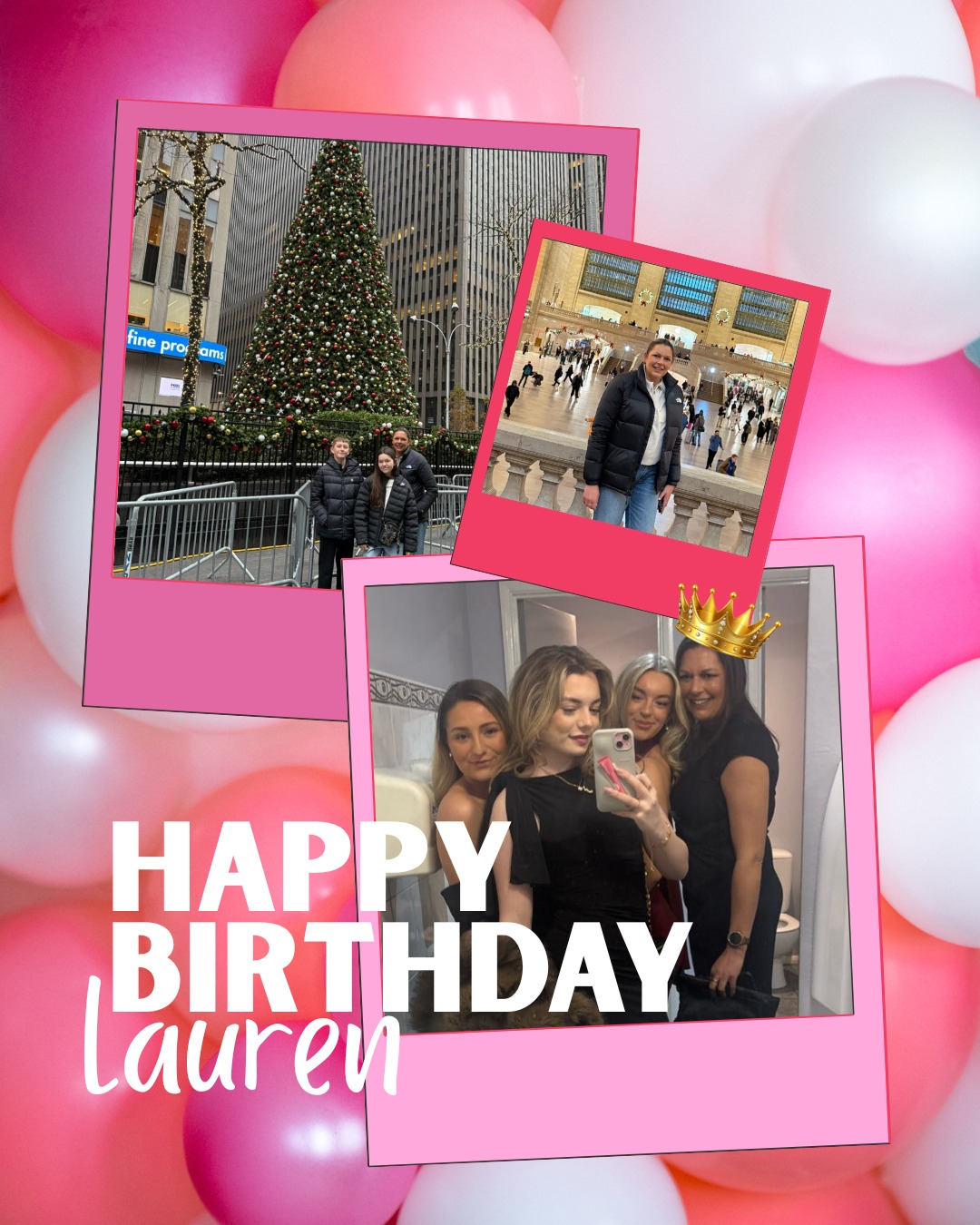 Happy Birthday Lauren! Have a great day🗽🎂🎉
