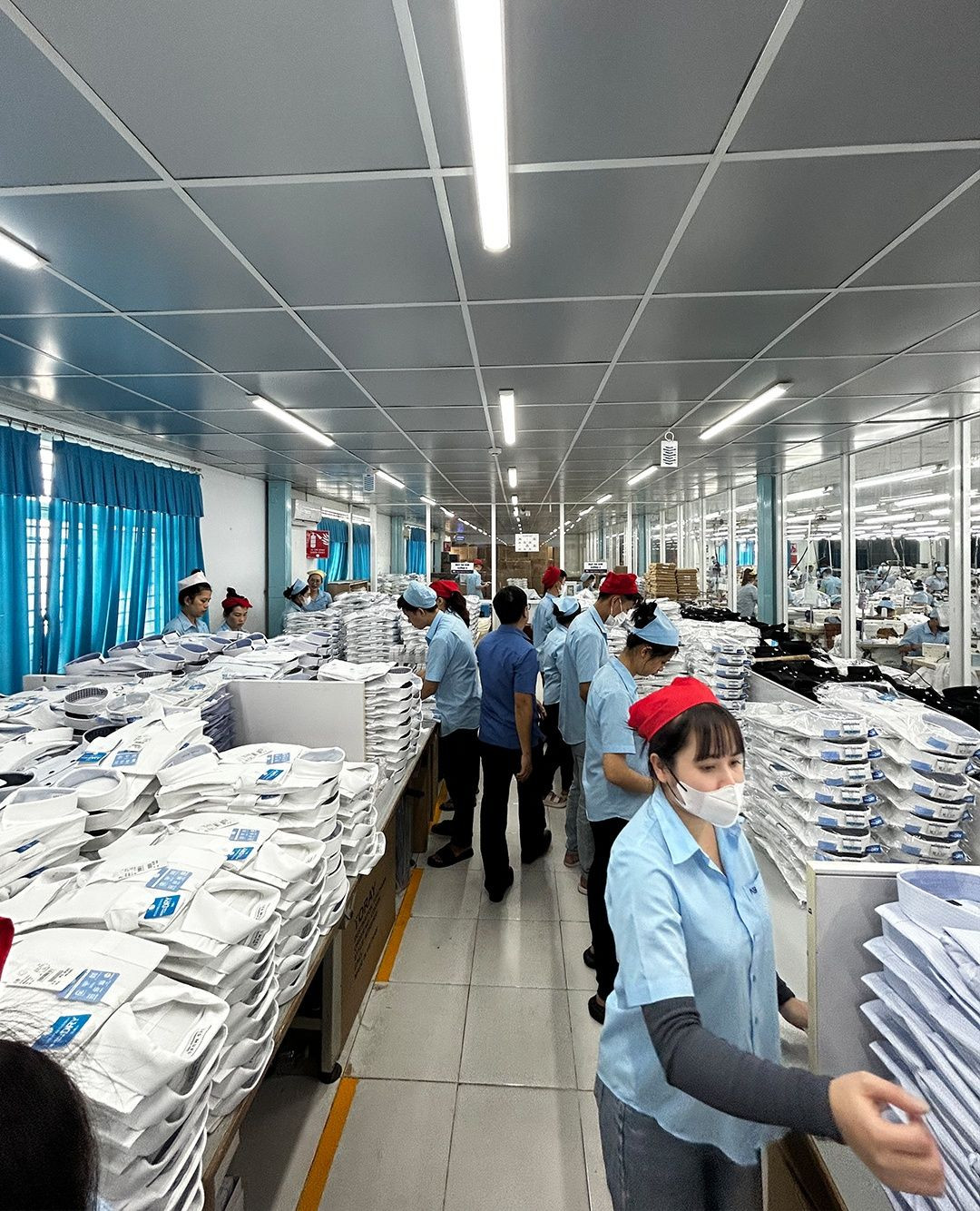 A glimpse into our Vietnam production floor.
At Compass Tex, every global office works in sync; aligned by one vision, one purpose, one name: ONE COMPASS TEX. From innovation to quality to reliability, our teams across borders come together to deliver nothing but the best.
#CompassTex #compasstexproduction #EthicalFashion #TextileInnovation #SmartManufacturing #QualityInEveryThread #ModernTextileProduction #EfficientProcesses #TextileTechnology #PrecisionTextiles #MadeWithCare #BehindTheSeams #FabricEngineering #workspace #fashion #brhindthescenes