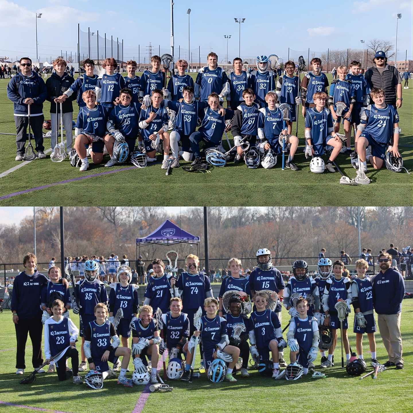 And that’s a wrap! 🍂 An unforgettable fall season capped off with an awesome weekend in Louisville! 🔥
HUGE shoutout to all players, parents, and coaches for such an incredible past few months! 🙌
Watching the boys grow together in such a short time has been inspiring, and we’re already itching to get back to work this winter. We’re fired up about the future with each team and can’t wait to see the continued growth heading into summer.
Let's go! 💪🚀
📸: Jessica Hursey, Aaron Cook, & Greg Willms
#iqlacrosse #boyslacrosse #clublacrosse