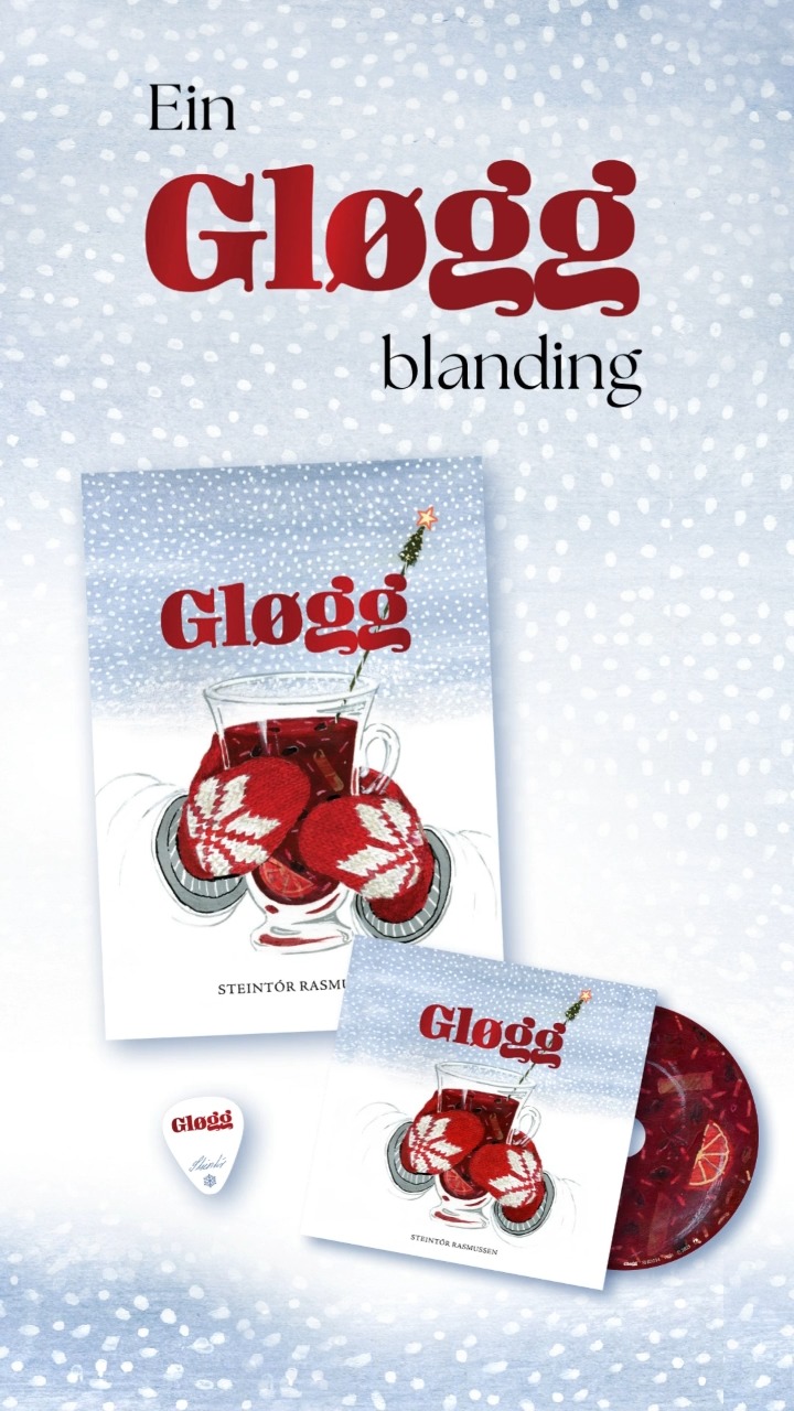 Nýggj Gløgg blanding frá Steintór Rasmussen, við bók, fløgu og plektara.
#steintórrasmussen @tutlrecords www.tutlrecords.com
