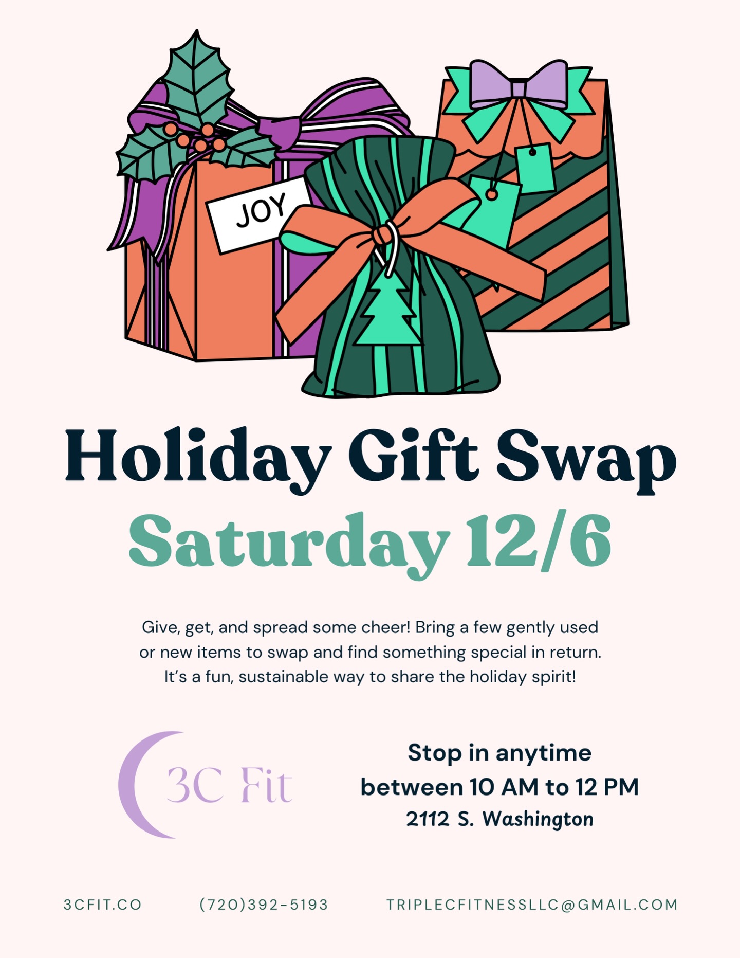 Make space in the house. Get someone checked off your list. Take a gift, leave a gift. Come for community. No matter your reason for coming next weekend, we look forward to seeing you there!