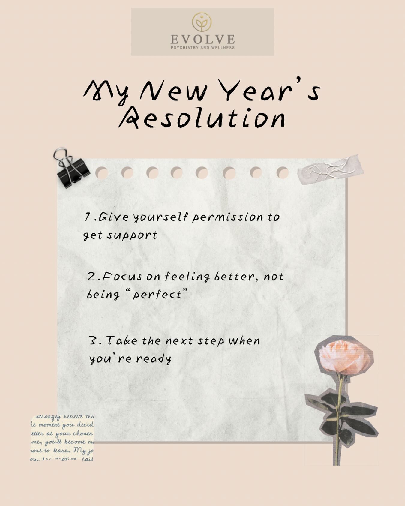 You donāt have to carry everything into this year alone.
If support is part of your next step, weād be honored to walk with you toward brighter days and real progress.
ā Evolve Psychiatry & Wellness ā
#NewYear #NewYearIntentions #MentalHealthSupport #psychiatrywisconsin