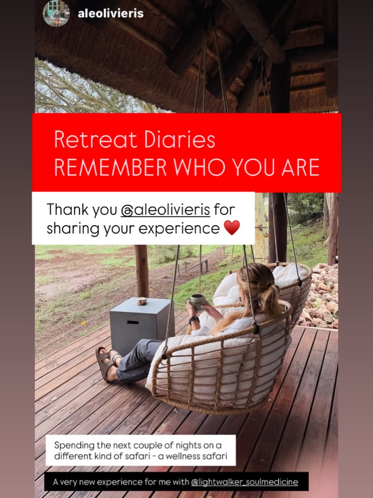 Seeing my retreat through someone else‘s eyes is such a precious perspective! 🌼
Thank you @aleolivieris for sharing some of your experience and see you back in the bush in January for REWILDING YOUR SOUL 🥳