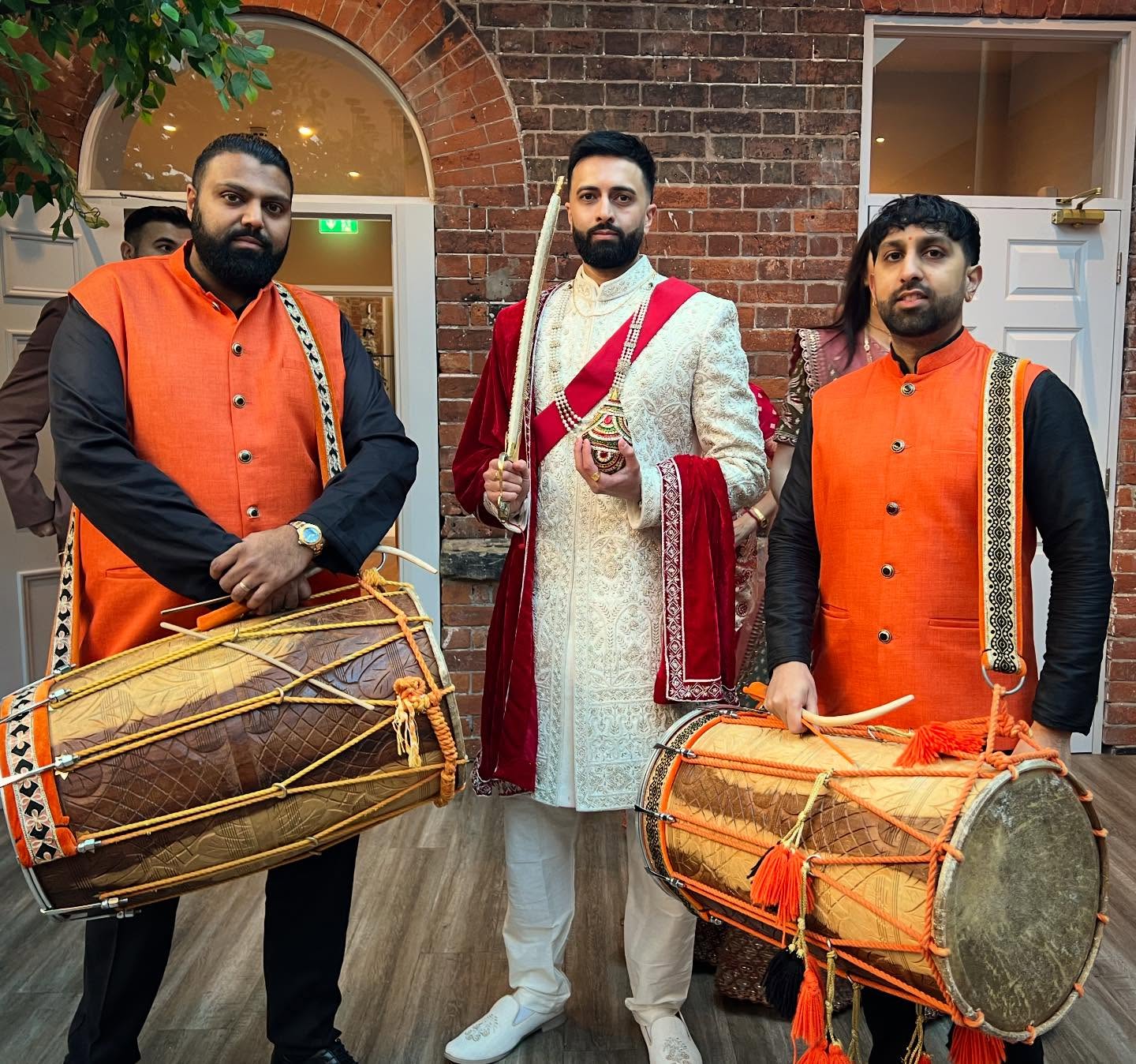 Making your event memorable!
www.dholplayersbandbaja.com
BOOK NOW
07988790697
#dhol #wedding #reception #entrance #symphonyliveband #parties #london #leicester #music #festivals #religousfunction #groom #bride #trumpet #saxophone #tablasitar #backgrounddj #international #trombone #internationalweddings #horseandcarriage #horse #dholplayersbandbaja #saxophonesolo #weddingentrances #bhangra #bandbajabandbaja