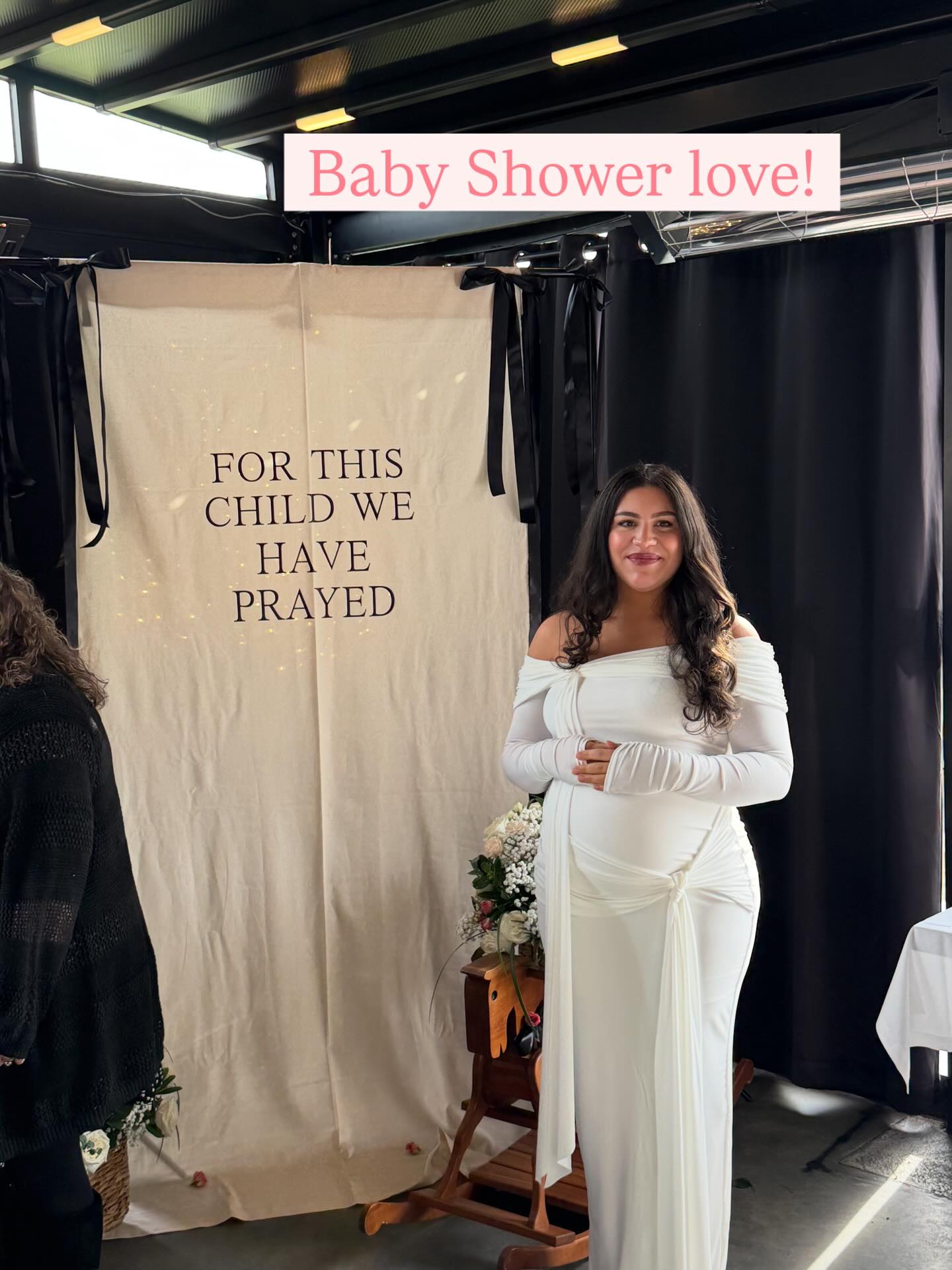 #Teresaspaperie #linenbackdrop #psalm139 #forthischildwehaveprayed #beautifulmom and babygirl Abigail, you are fearfullyandwonderfullymade and the daughter of the most high King. Congratulations💕