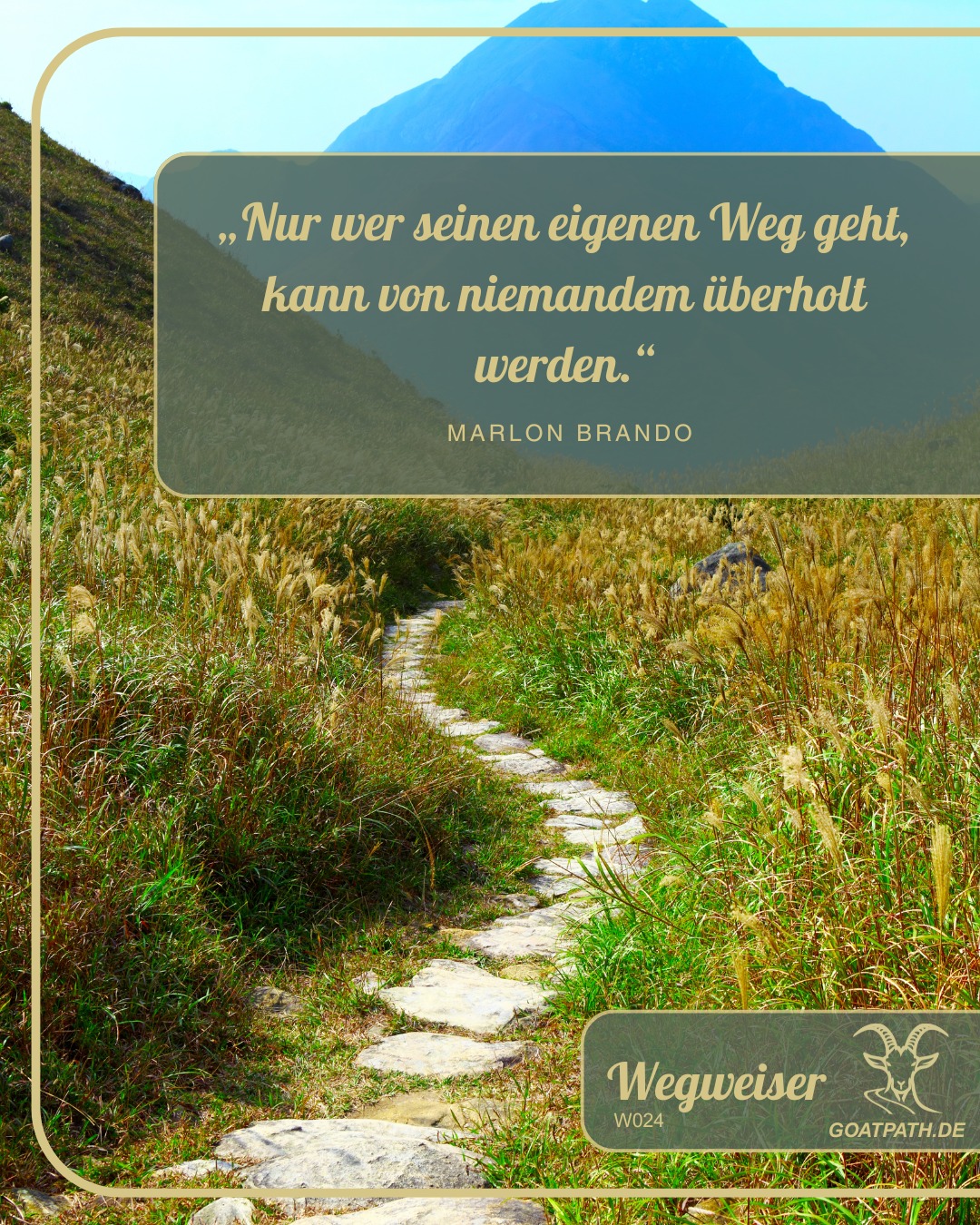 🐐 Ziegen-Zitat zum Sonntag
„Nur wer seinen eigenen Weg geht, kann von niemandem überholt werden.“
Zitate sind wie kleine Wegweiser im Dickicht des Denkens. Worte von oft schlauen Menschen, die uns erinnern, dass wir nicht die Ersten sind, die suchen, zweifeln, stolpern – oder einfach mal meckern.
#Goatpath #SapperlotKarten #NaturWissen #Wegweiser #Zitate #Wortzumsonntag#Nature
